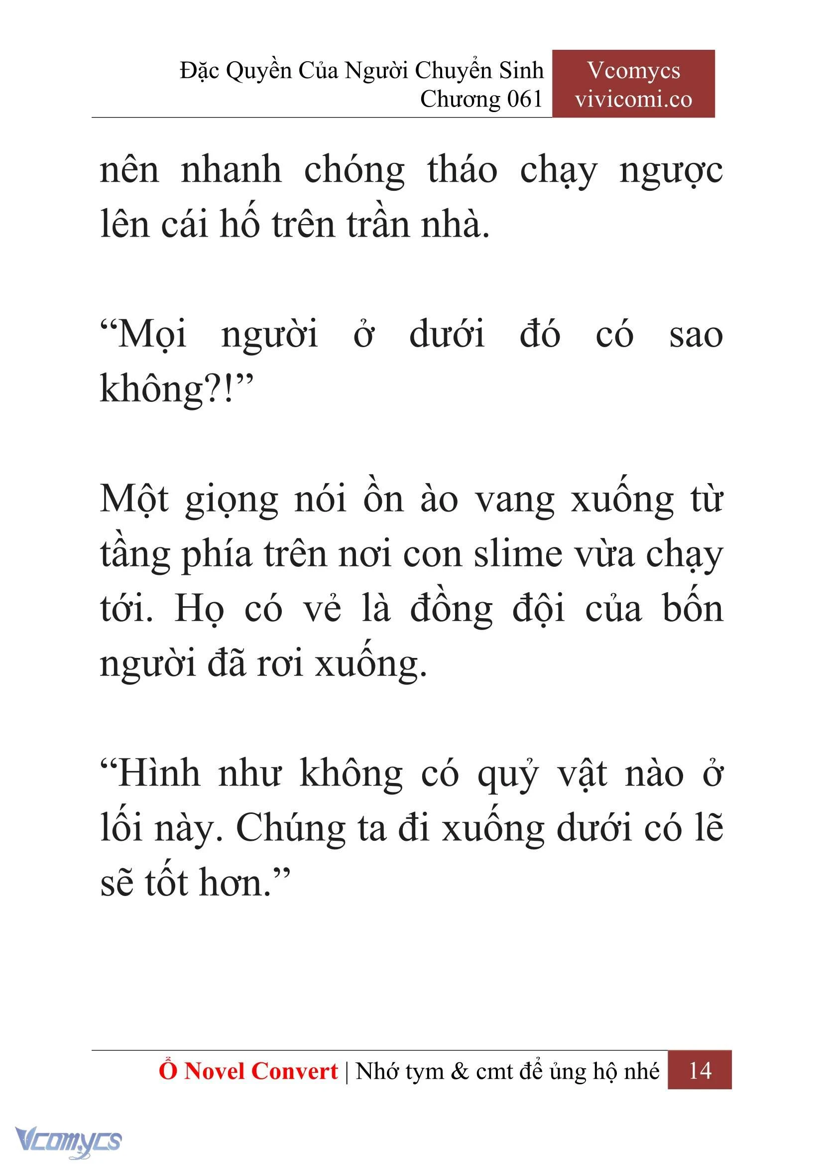 [Novel] Đặc Quyền Của Người Chuyển Sinh Chapter  61 - 16
