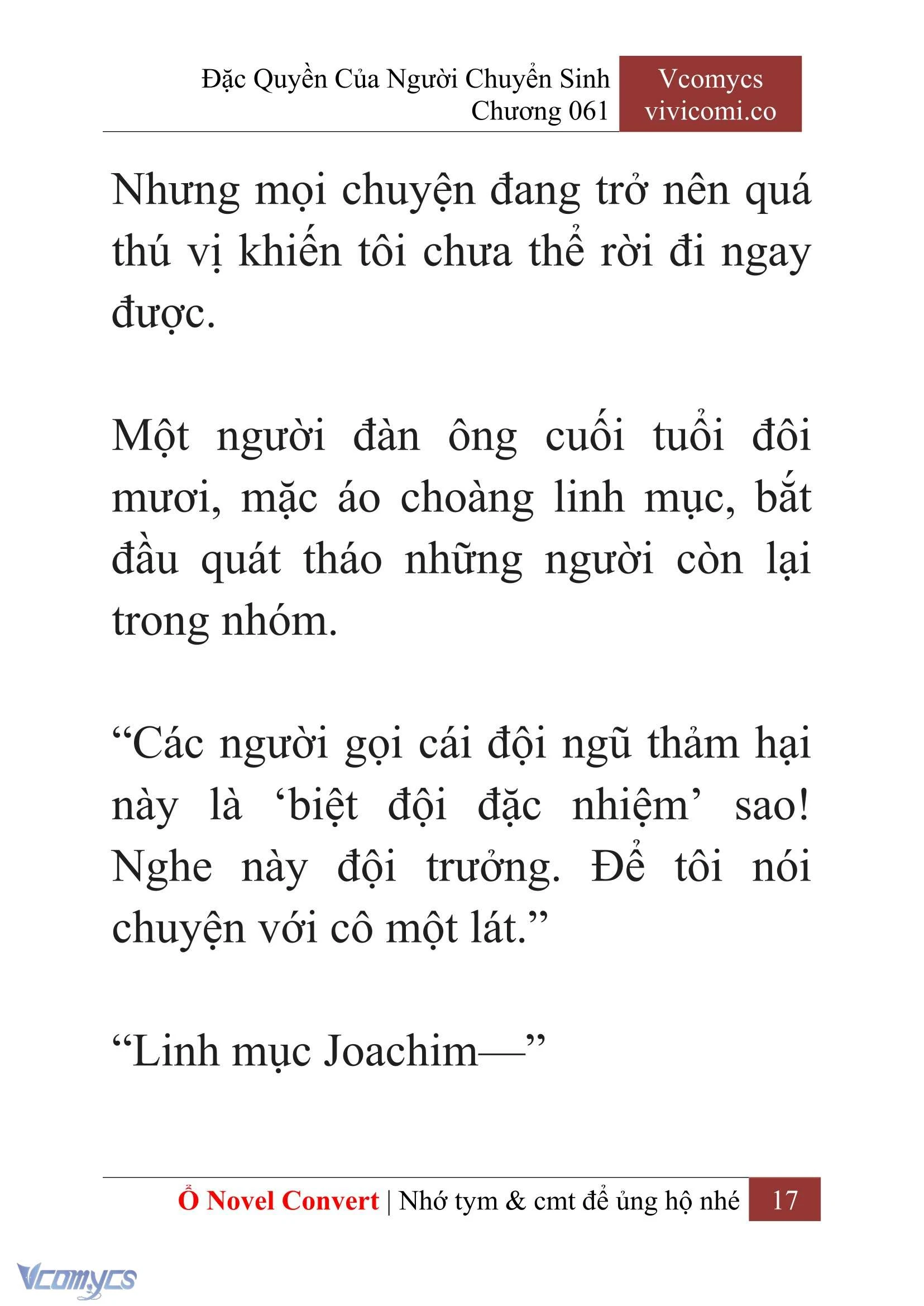 [Novel] Đặc Quyền Của Người Chuyển Sinh Chapter  61 - 19
