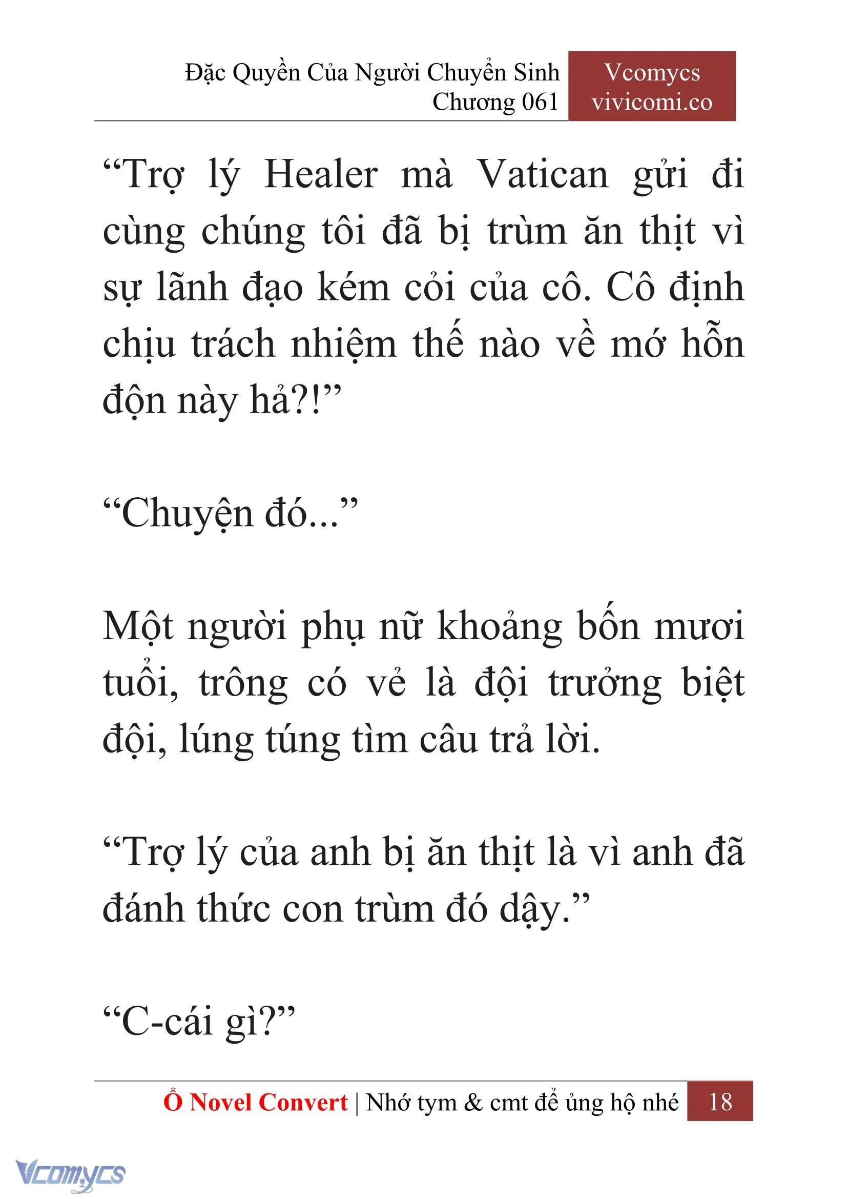 [Novel] Đặc Quyền Của Người Chuyển Sinh Chapter  61 - 20