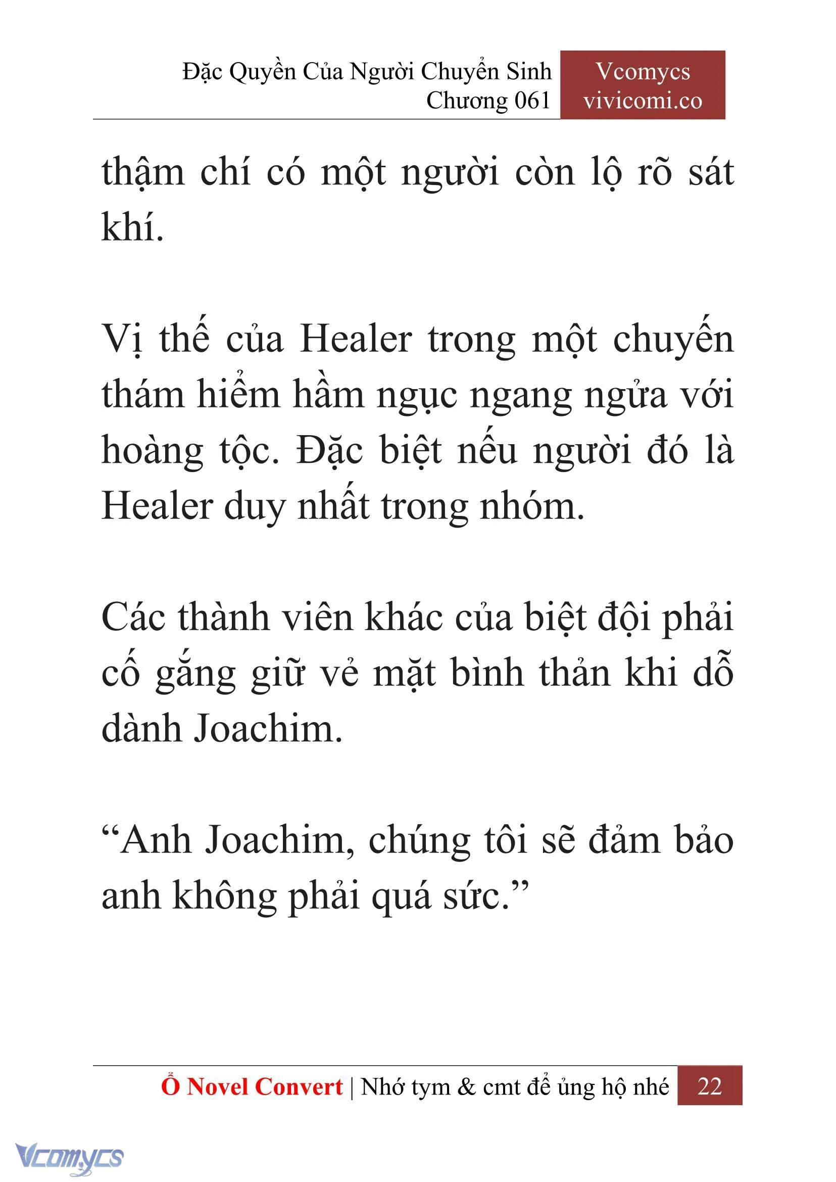 [Novel] Đặc Quyền Của Người Chuyển Sinh Chapter  61 - 24