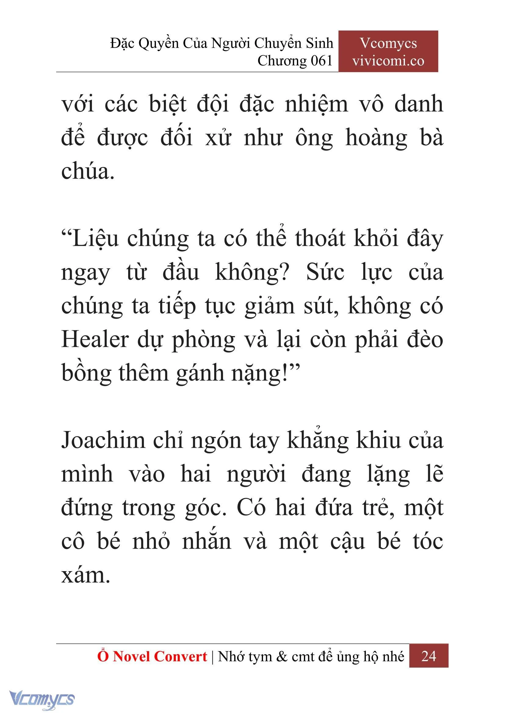 [Novel] Đặc Quyền Của Người Chuyển Sinh Chapter  61 - 26