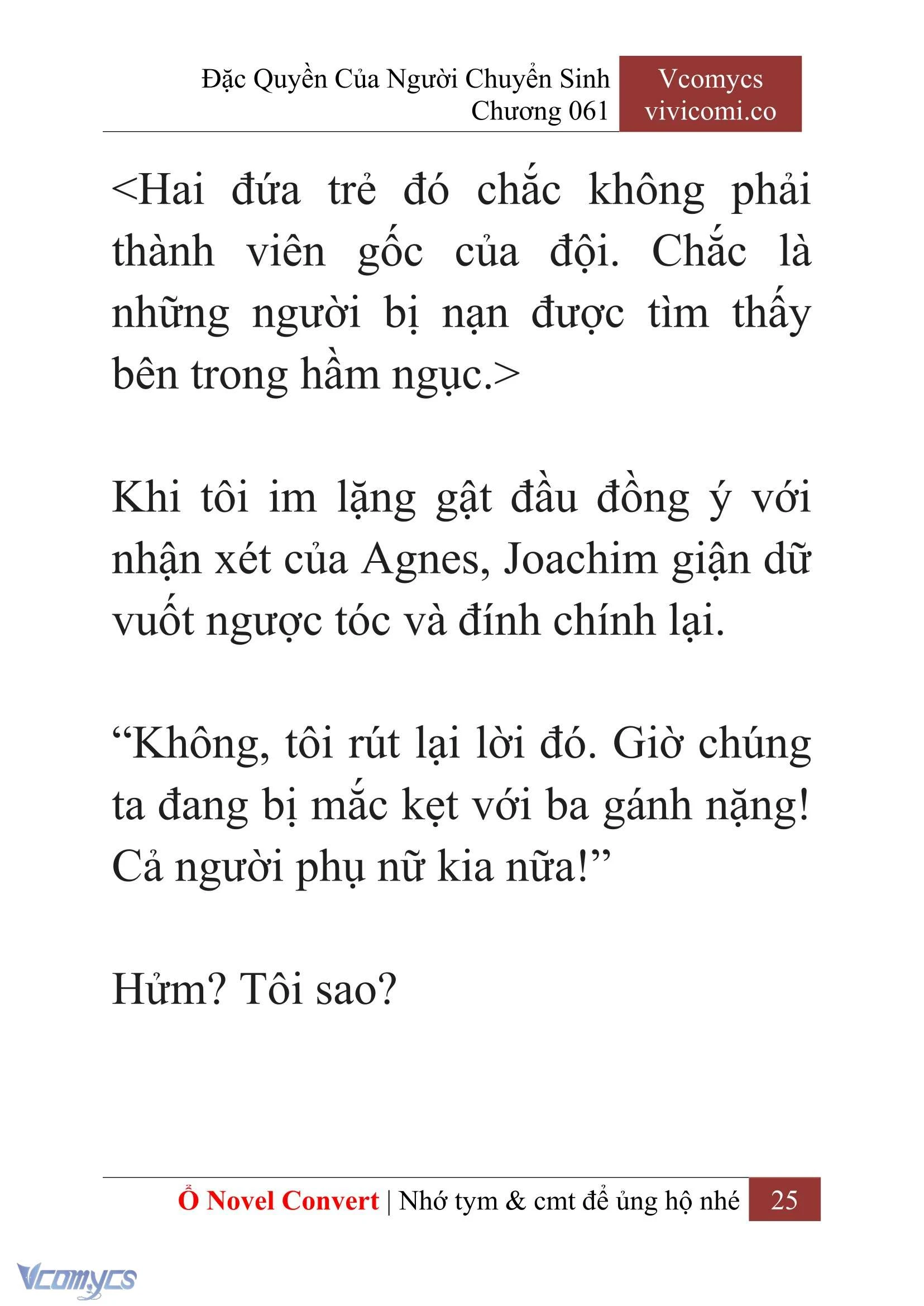[Novel] Đặc Quyền Của Người Chuyển Sinh Chapter  61 - 27