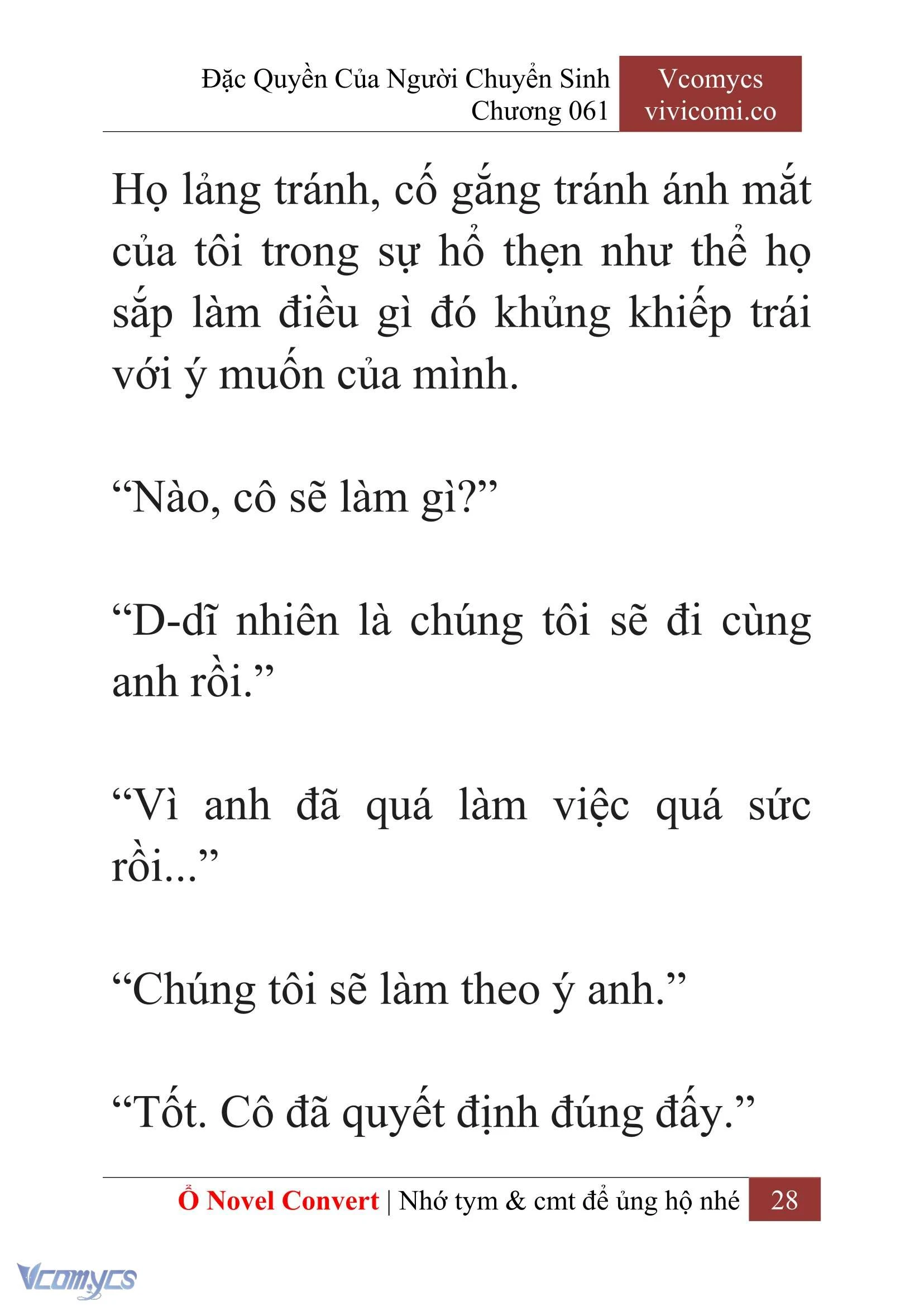 [Novel] Đặc Quyền Của Người Chuyển Sinh Chapter  61 - 30