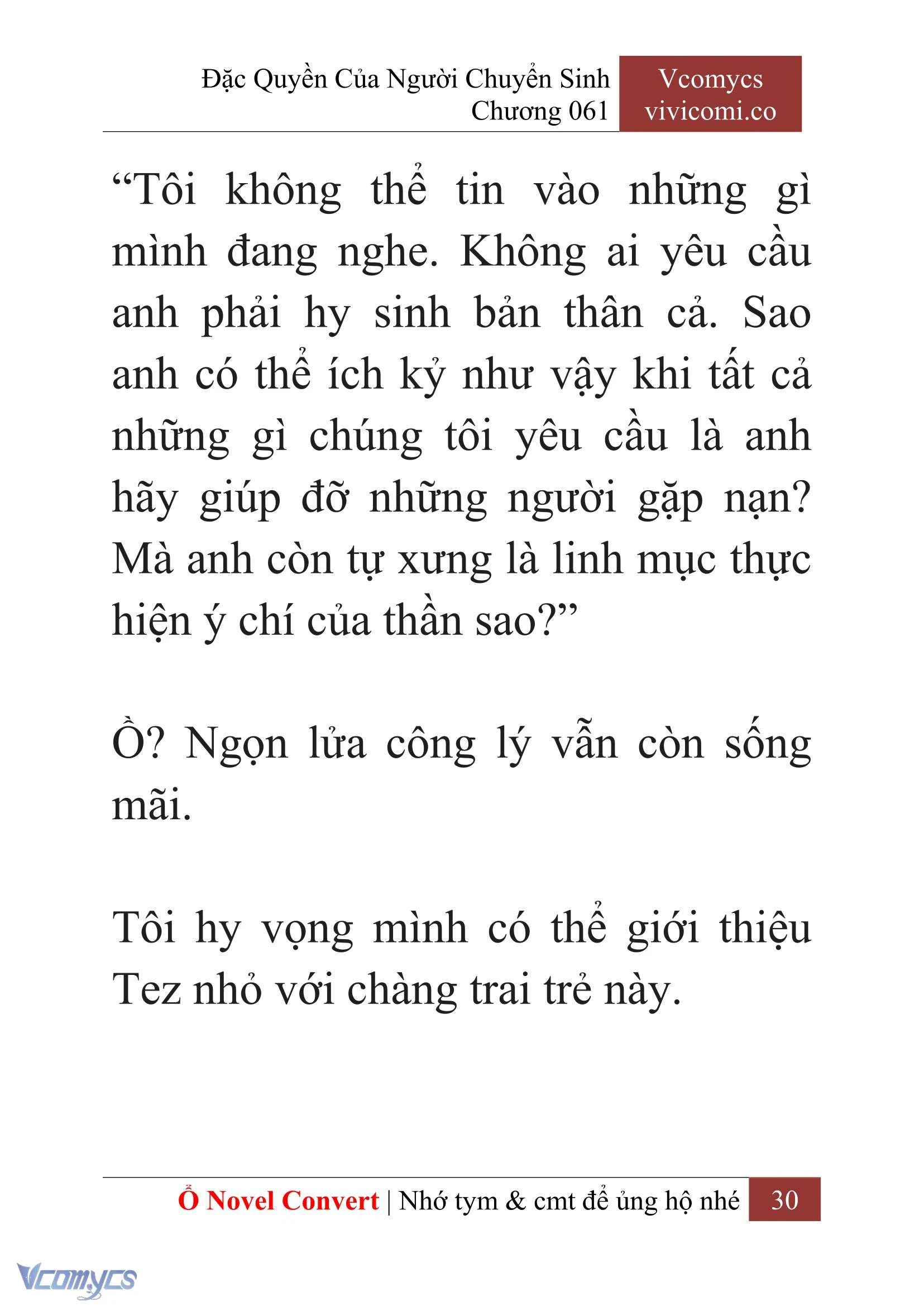 [Novel] Đặc Quyền Của Người Chuyển Sinh Chapter  61 - 32