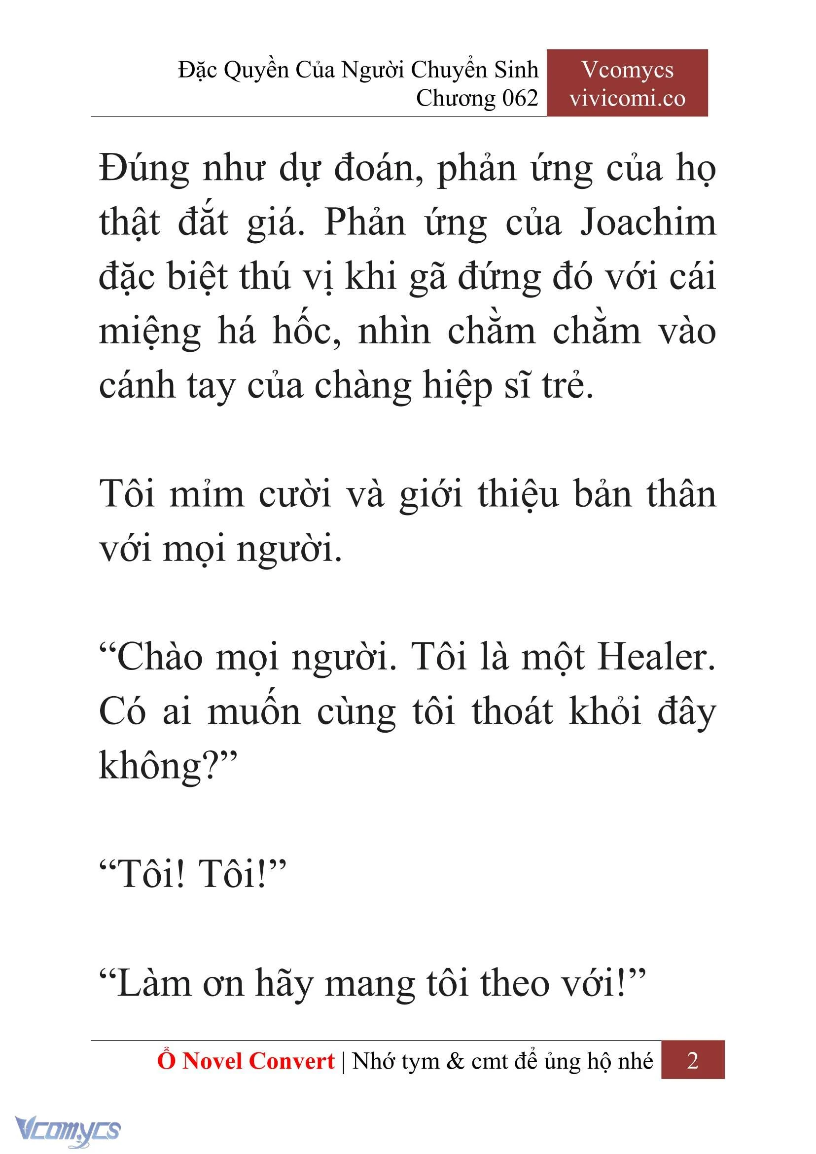 [Novel] Đặc Quyền Của Người Chuyển Sinh Chapter  62 - 4