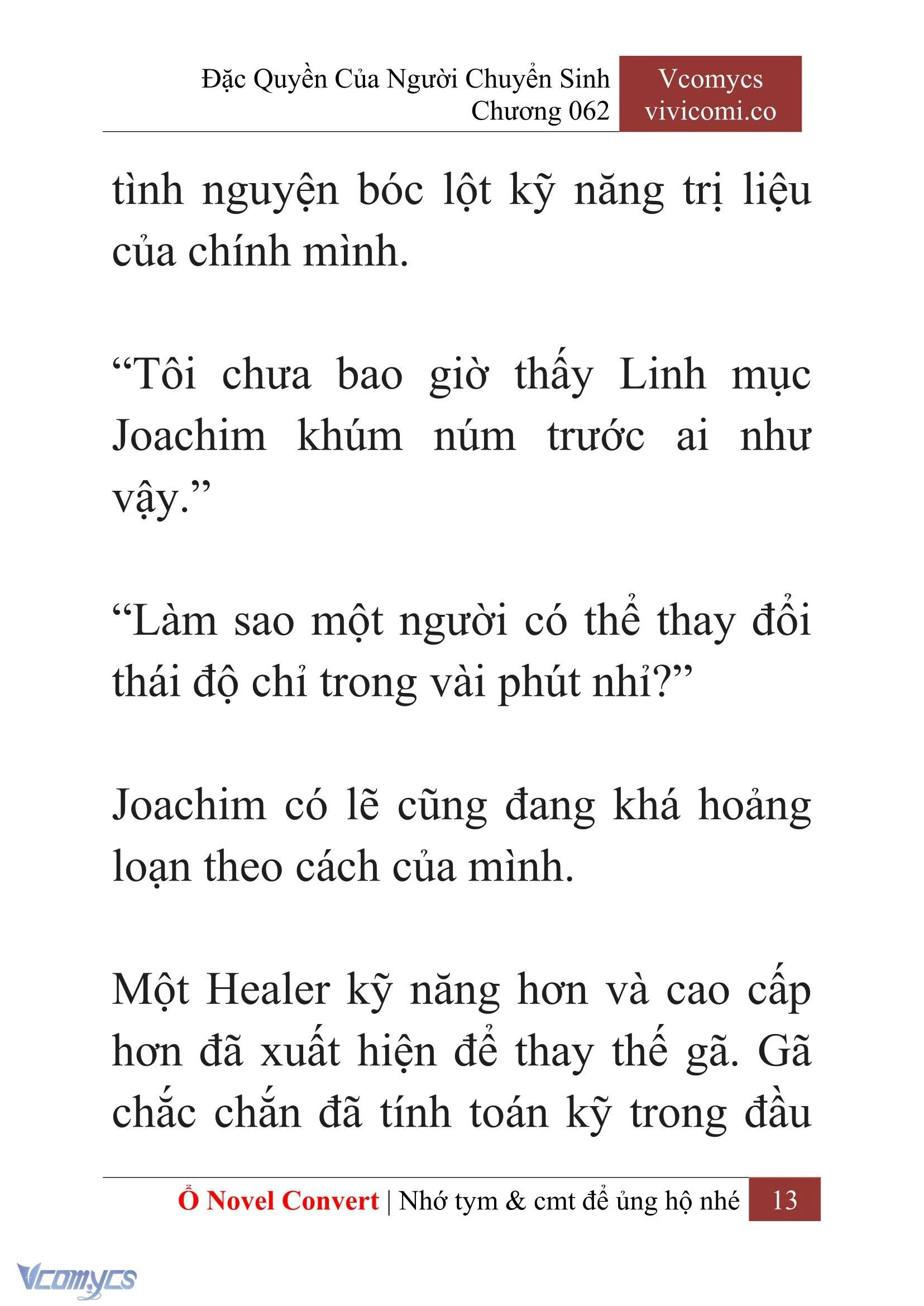 [Novel] Đặc Quyền Của Người Chuyển Sinh Chapter  62 - 15
