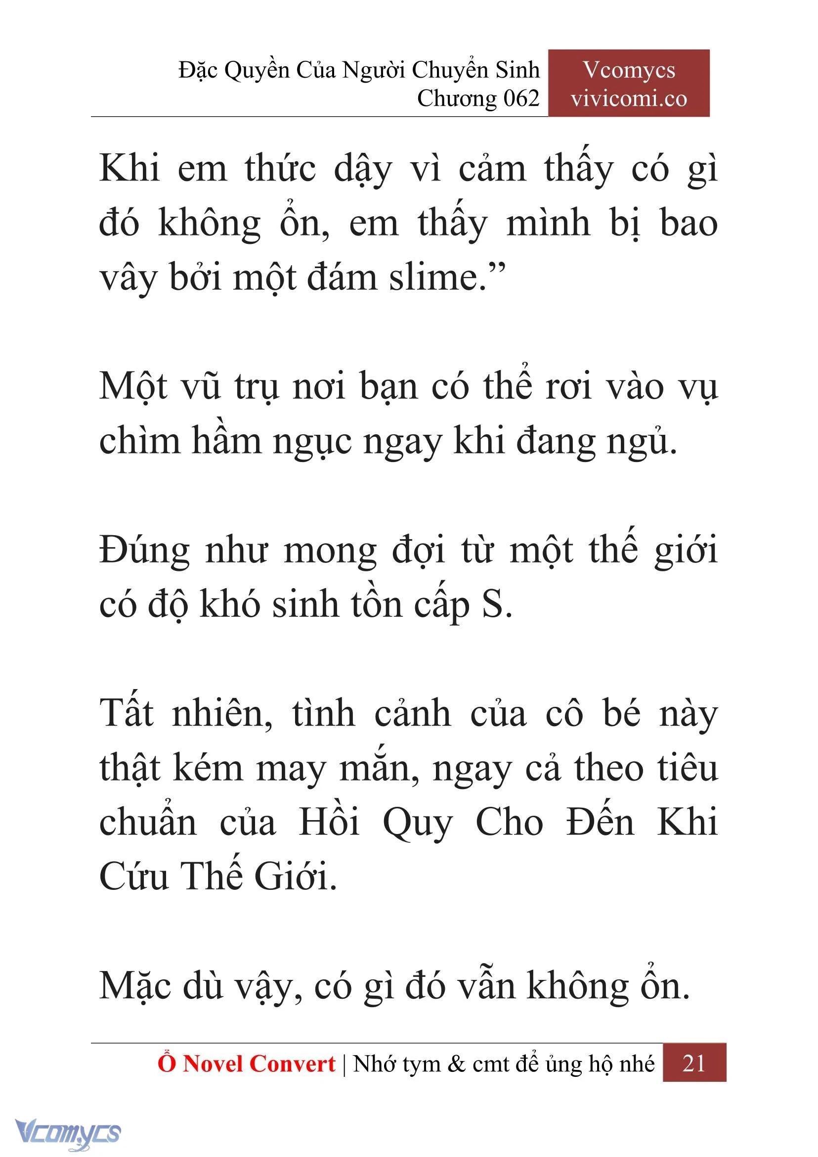 [Novel] Đặc Quyền Của Người Chuyển Sinh Chapter  62 - 23