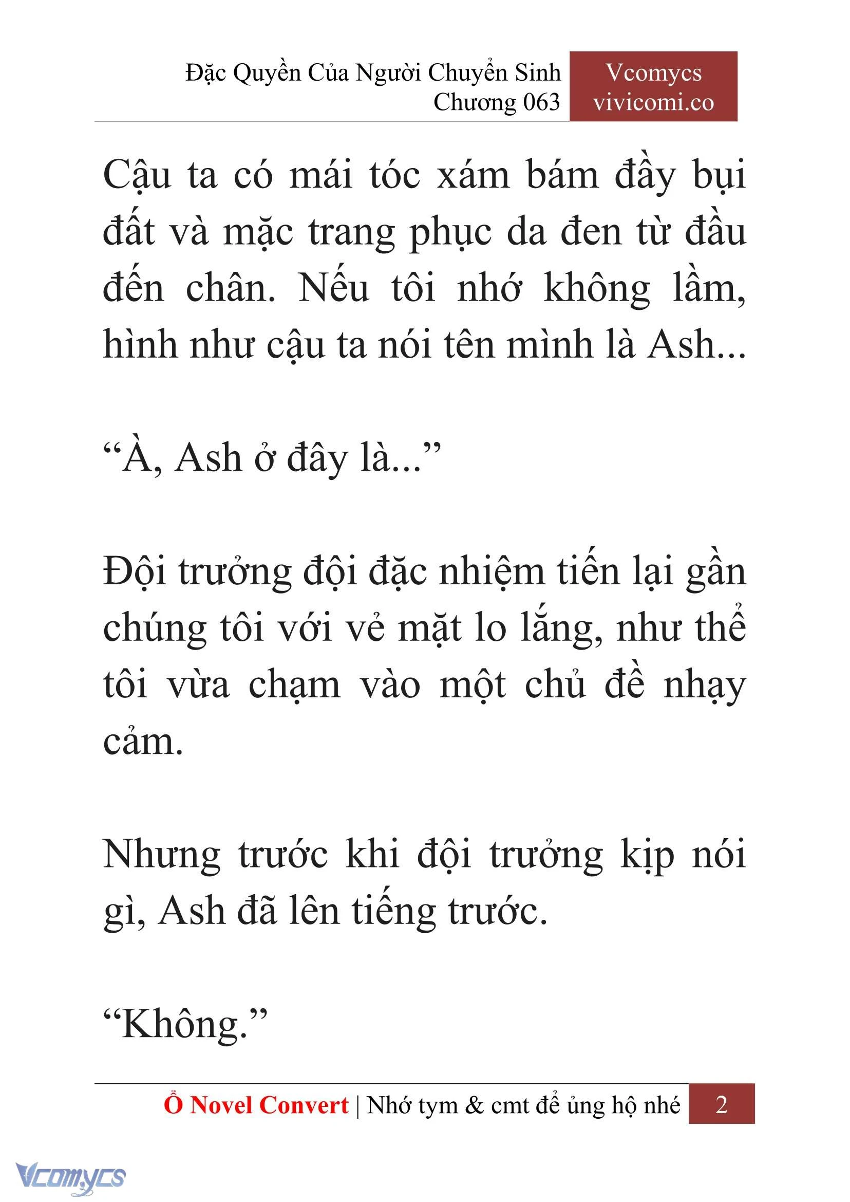 [Novel] Đặc Quyền Của Người Chuyển Sinh Chapter  63 - 4