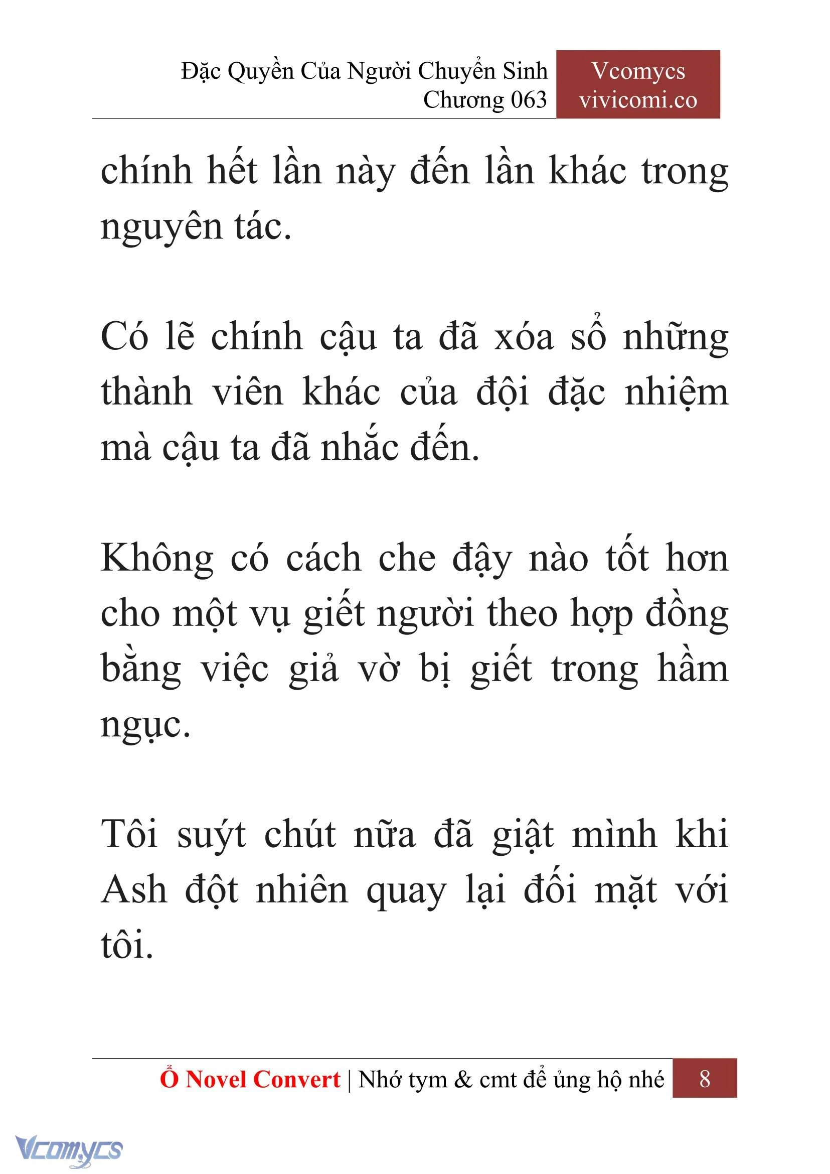 [Novel] Đặc Quyền Của Người Chuyển Sinh Chapter  63 - 10