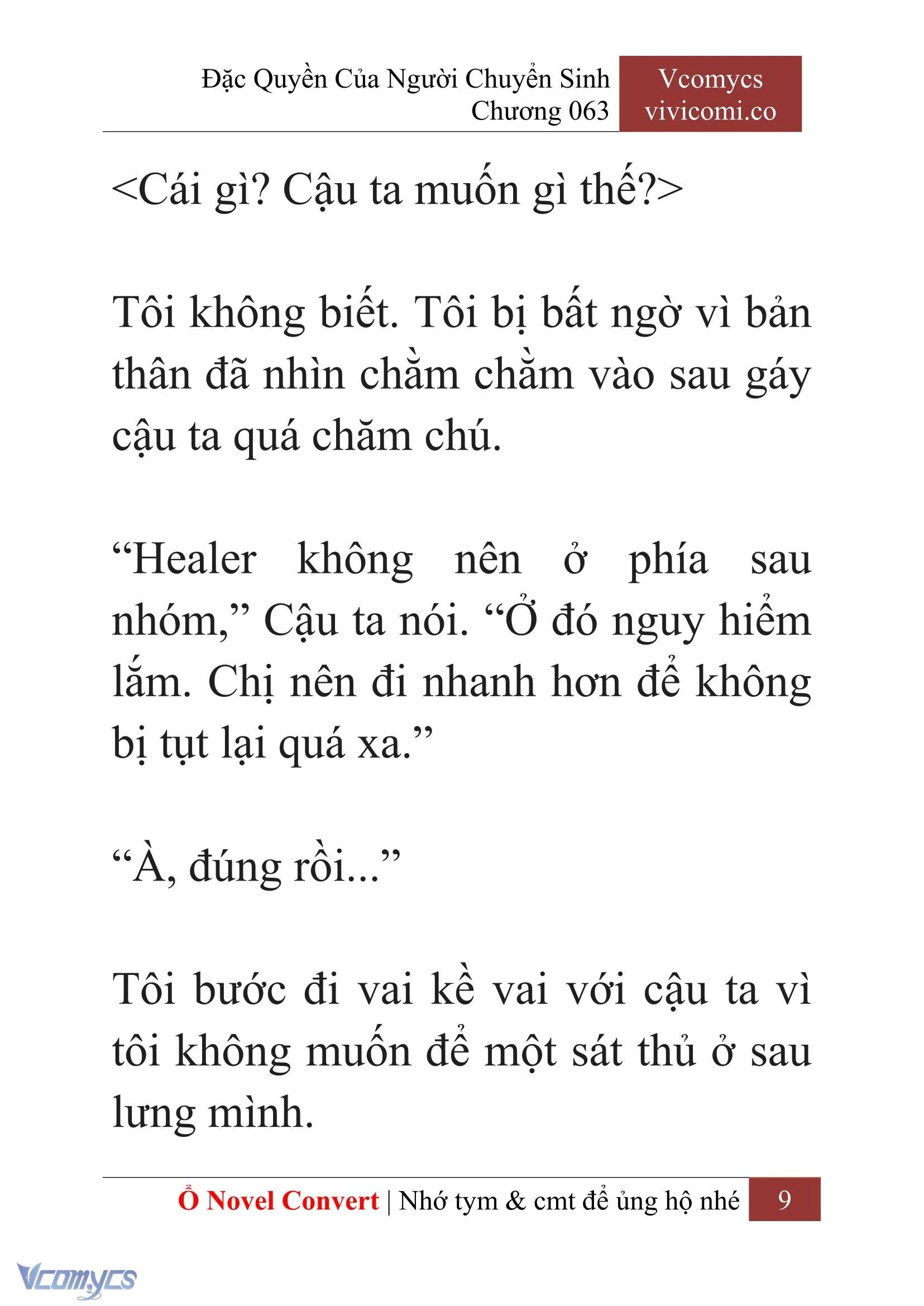 [Novel] Đặc Quyền Của Người Chuyển Sinh Chapter  63 - 11