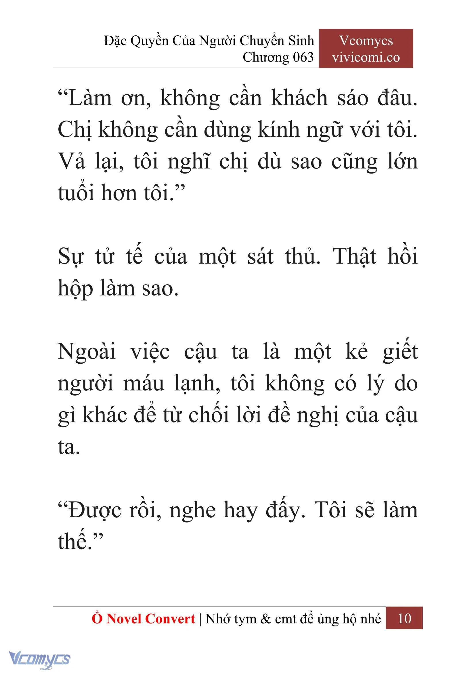 [Novel] Đặc Quyền Của Người Chuyển Sinh Chapter  63 - 12