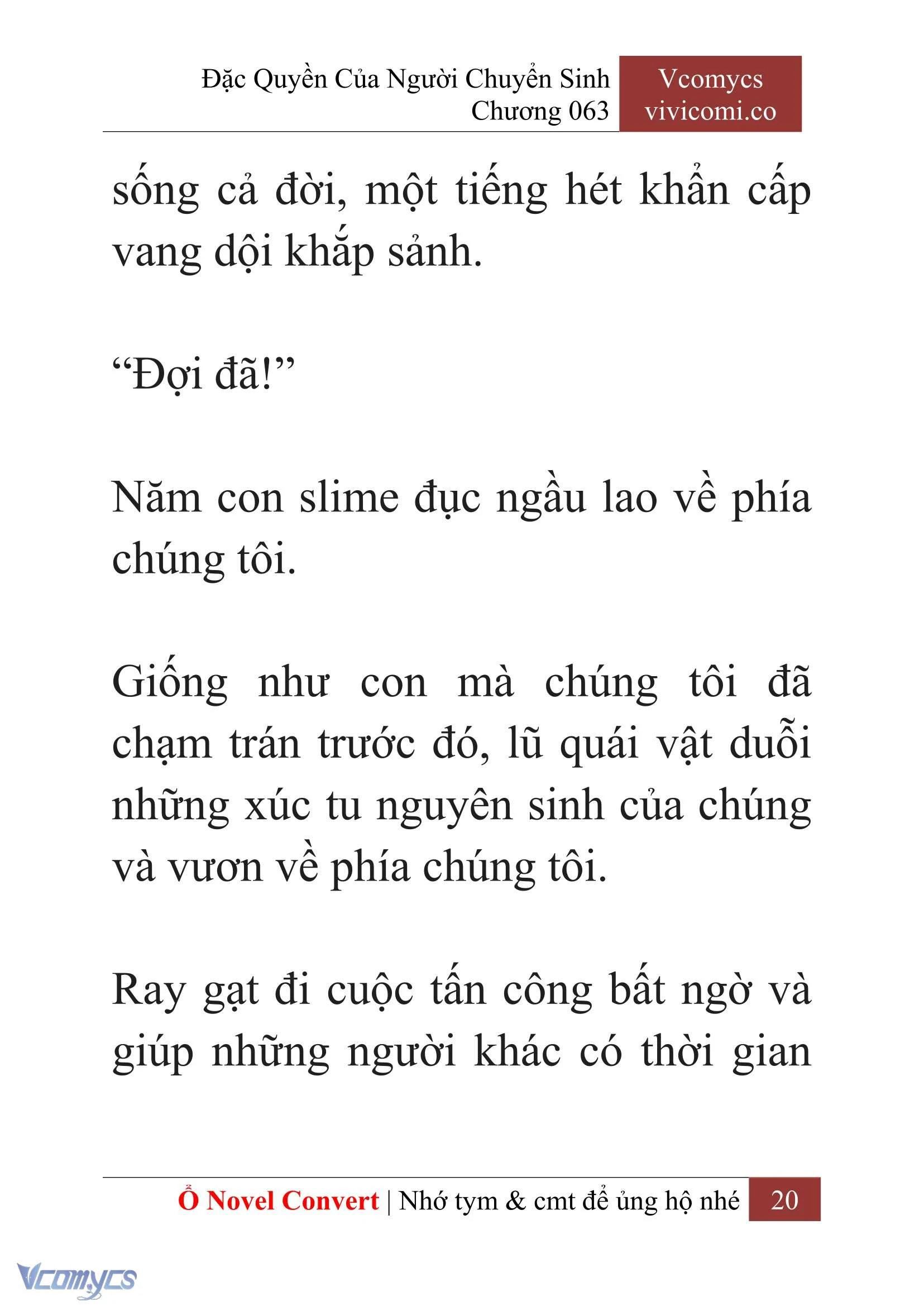 [Novel] Đặc Quyền Của Người Chuyển Sinh Chapter  63 - 22