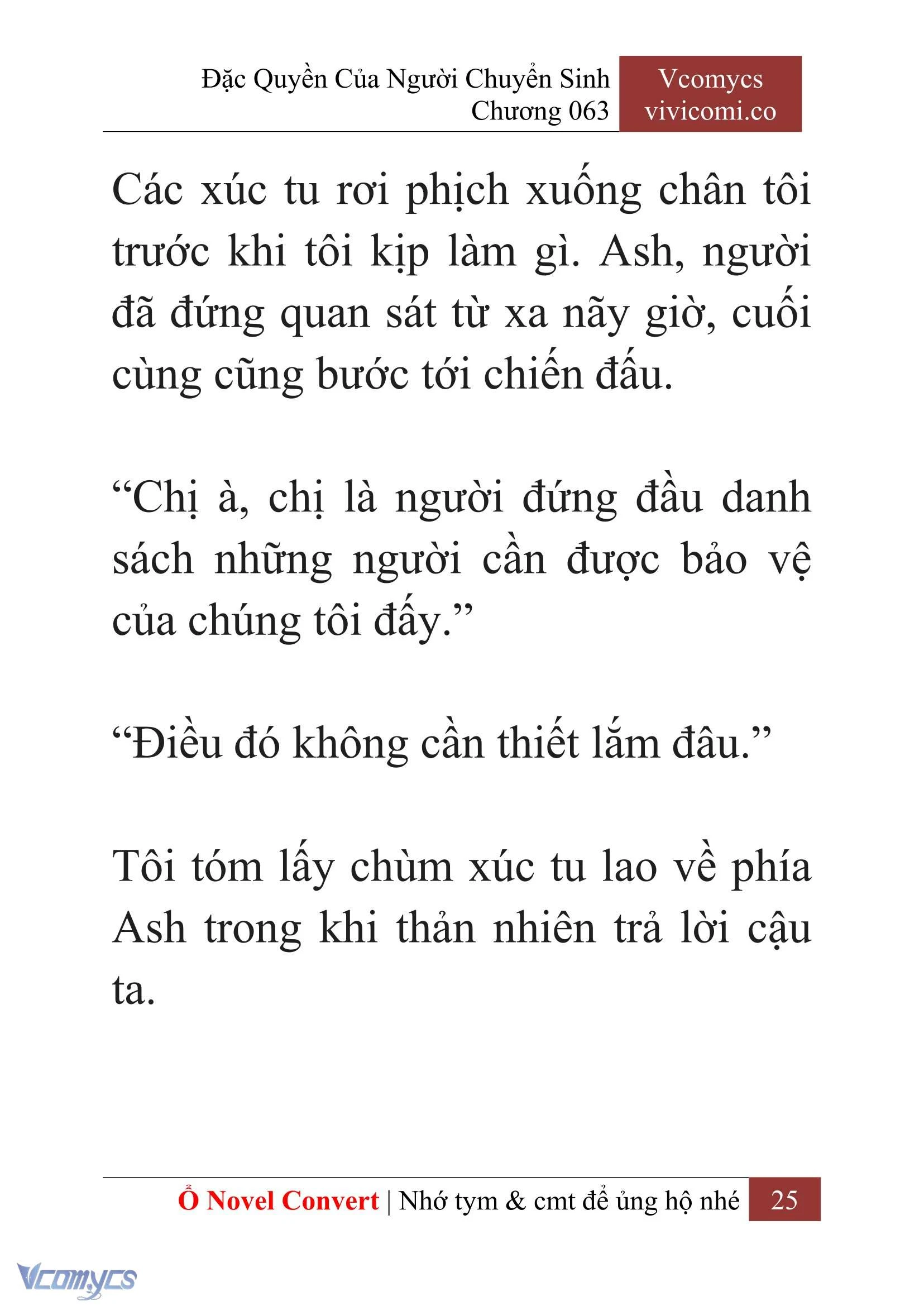 [Novel] Đặc Quyền Của Người Chuyển Sinh Chapter  63 - 27