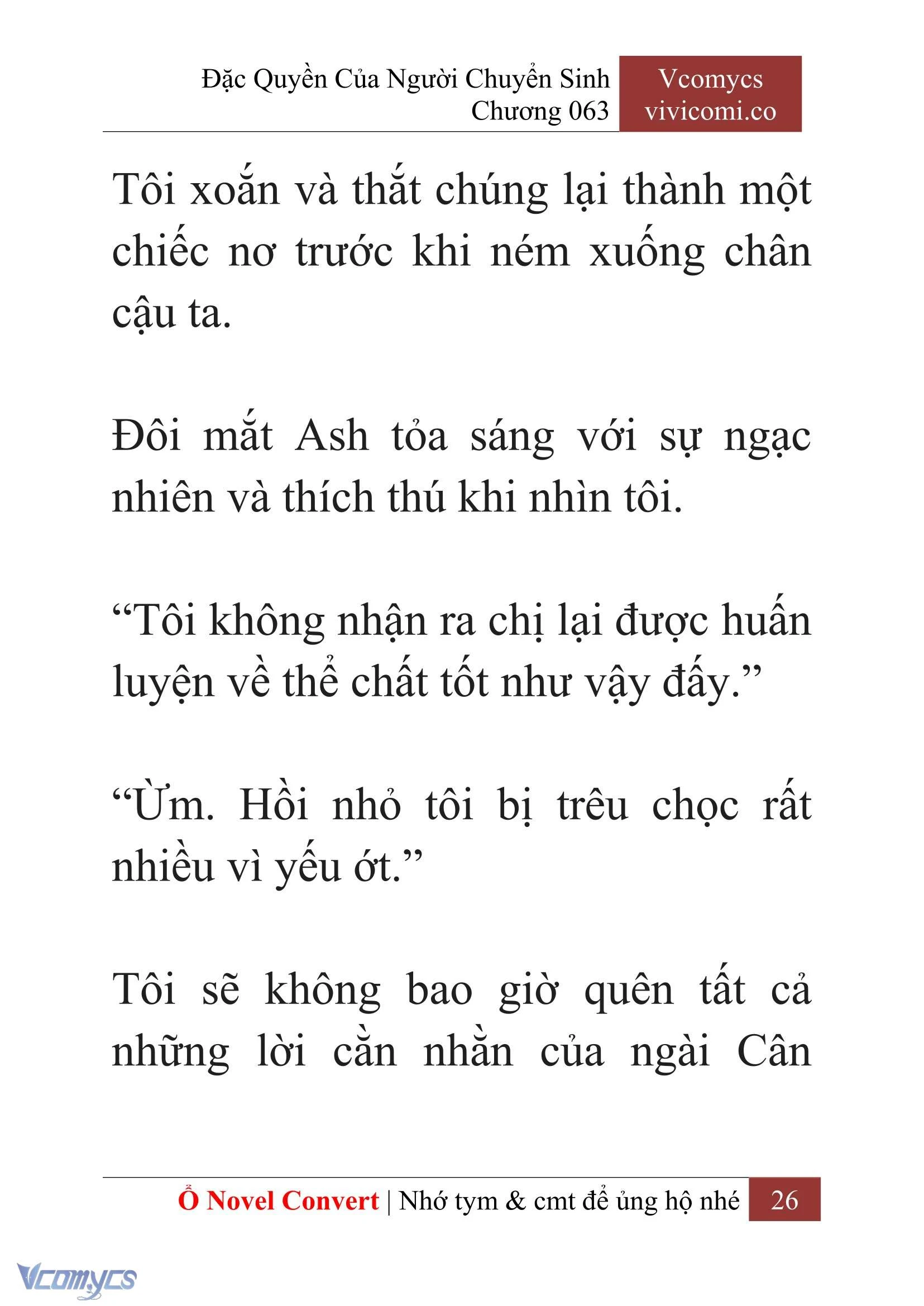 [Novel] Đặc Quyền Của Người Chuyển Sinh Chapter  63 - 28