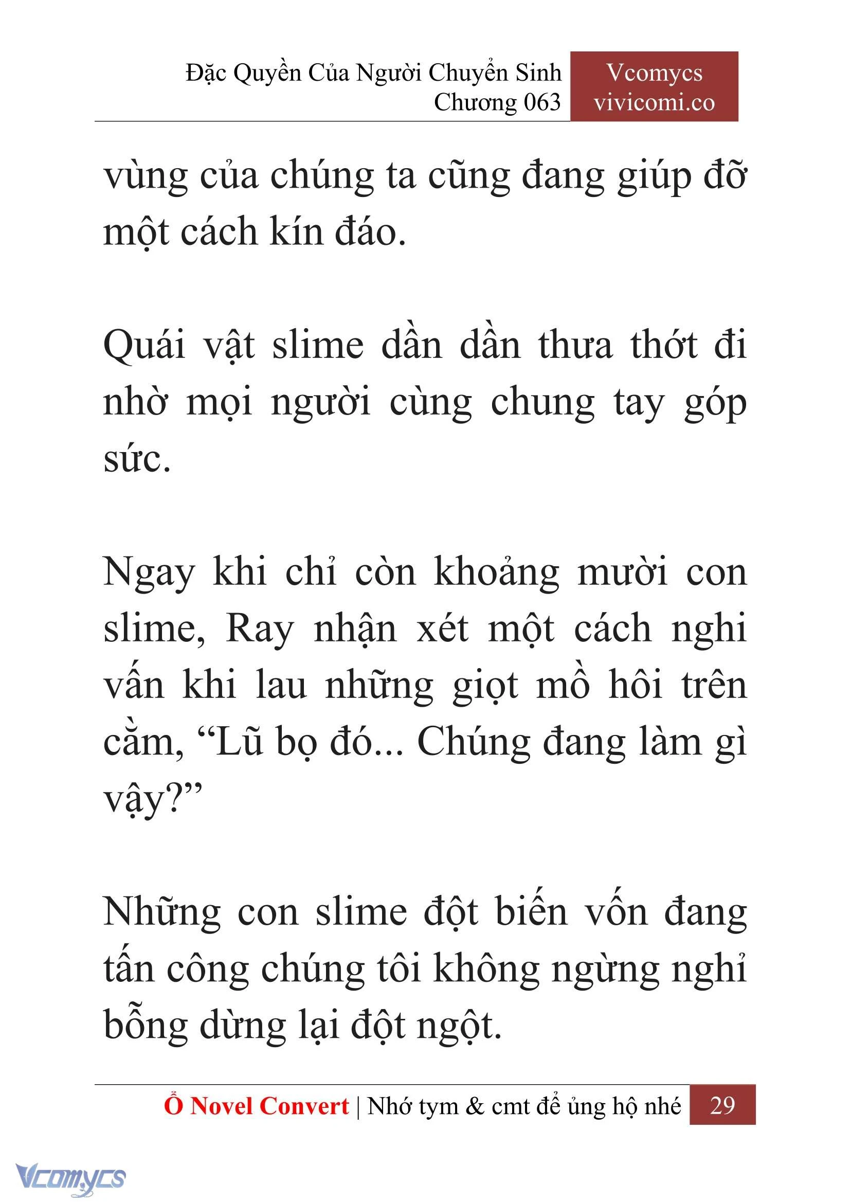 [Novel] Đặc Quyền Của Người Chuyển Sinh Chapter  63 - 31