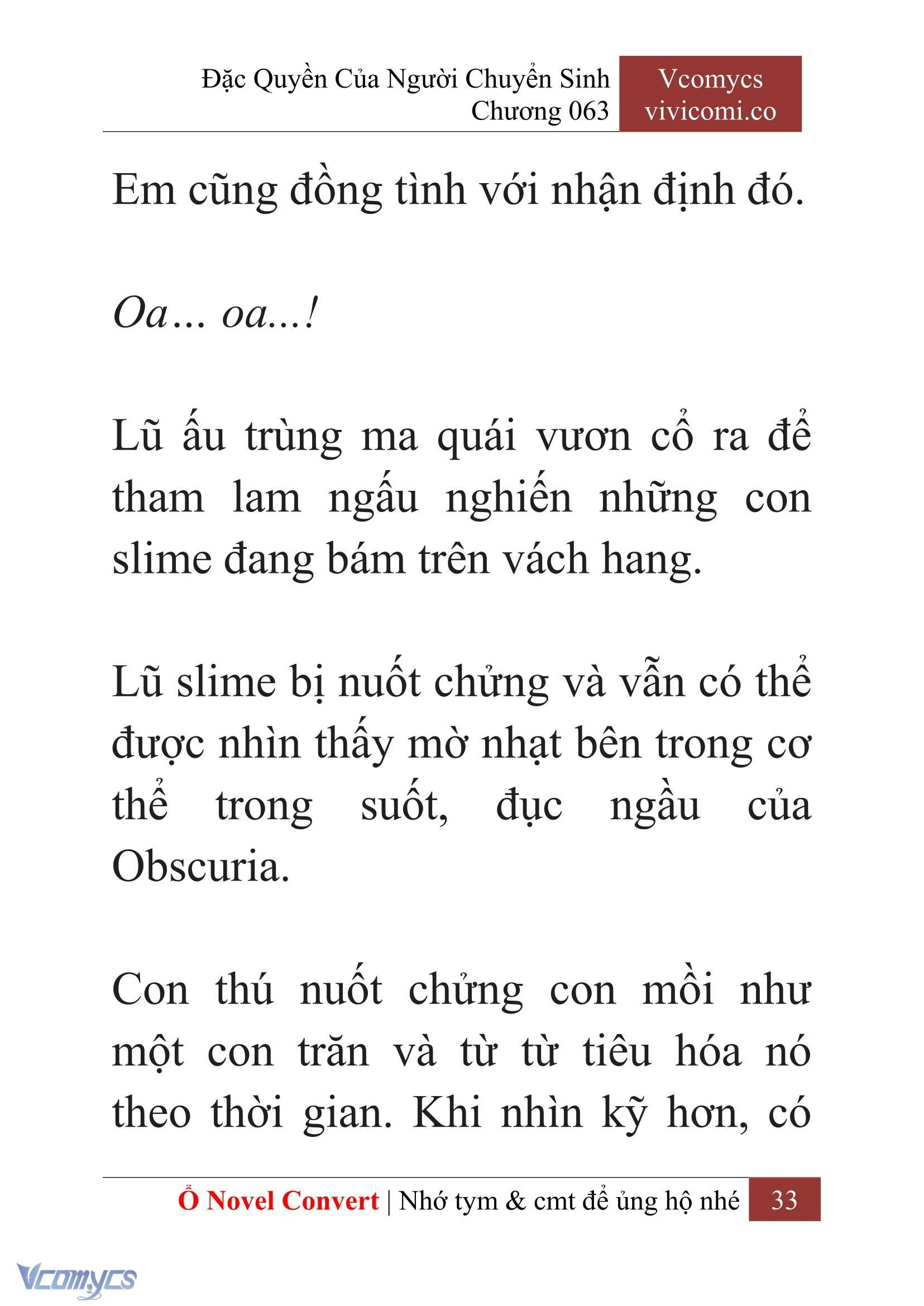[Novel] Đặc Quyền Của Người Chuyển Sinh Chapter  63 - 35