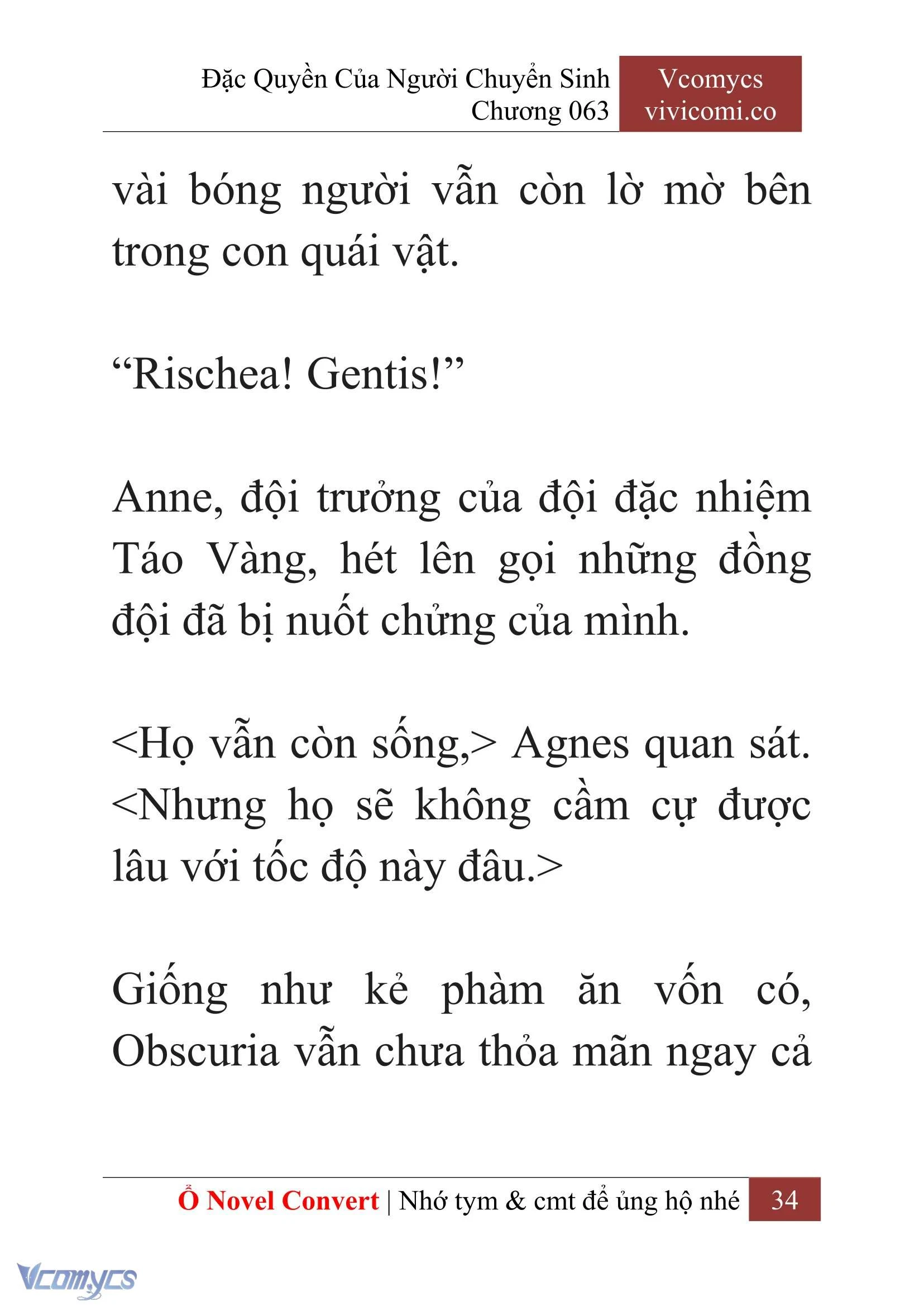 [Novel] Đặc Quyền Của Người Chuyển Sinh Chapter  63 - 36