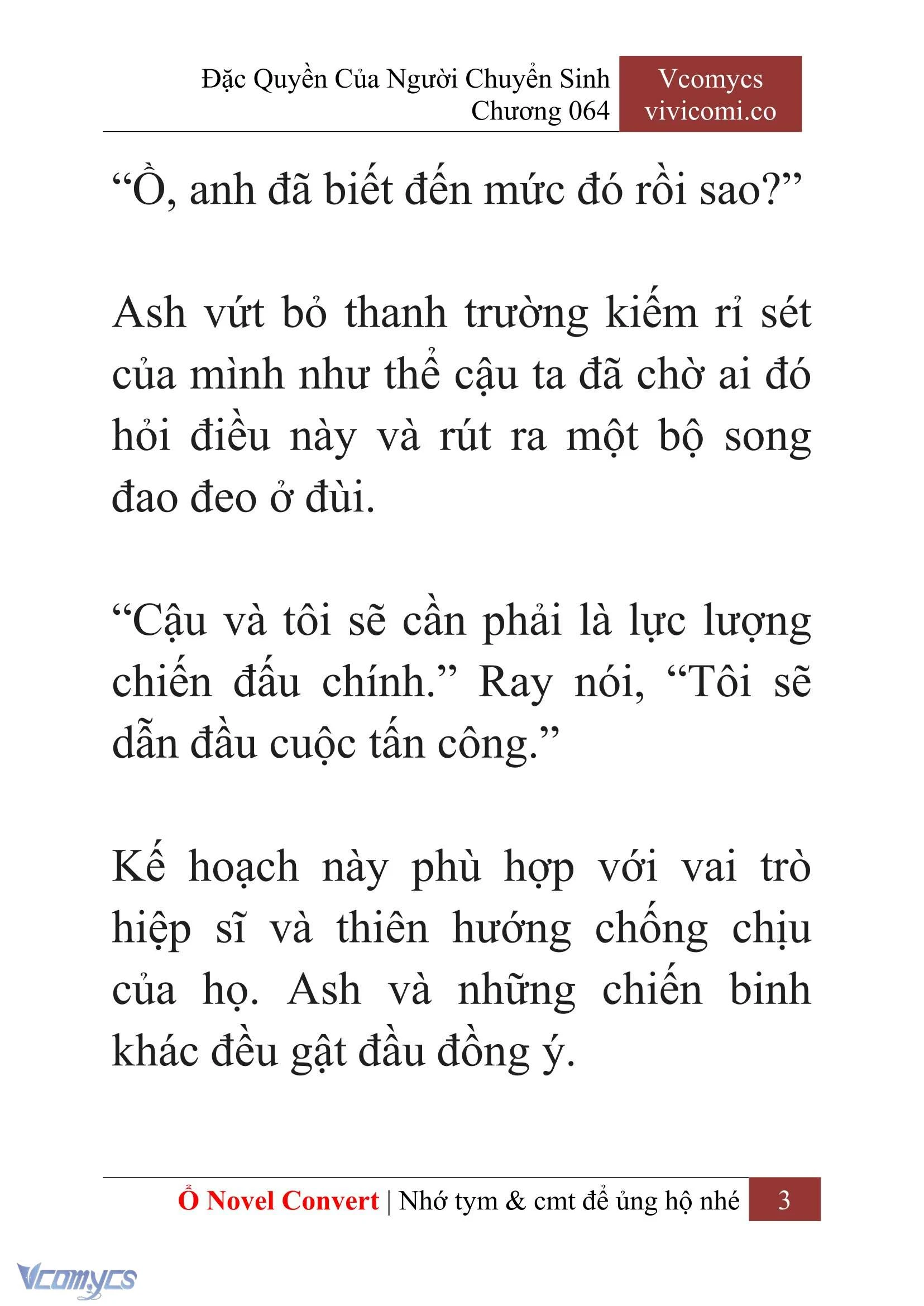 [Novel] Đặc Quyền Của Người Chuyển Sinh Chapter  64 - 5