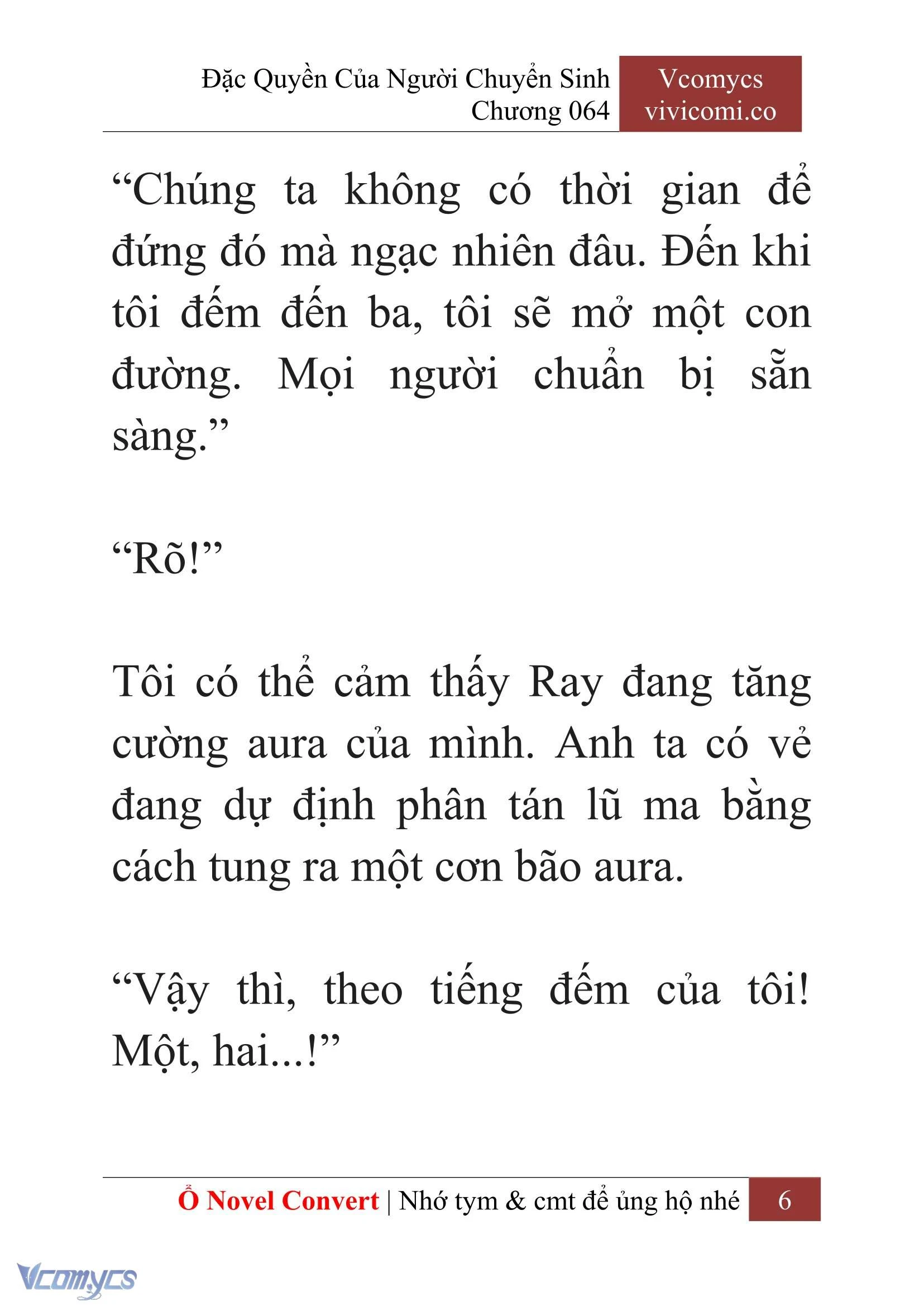 [Novel] Đặc Quyền Của Người Chuyển Sinh Chapter  64 - 8