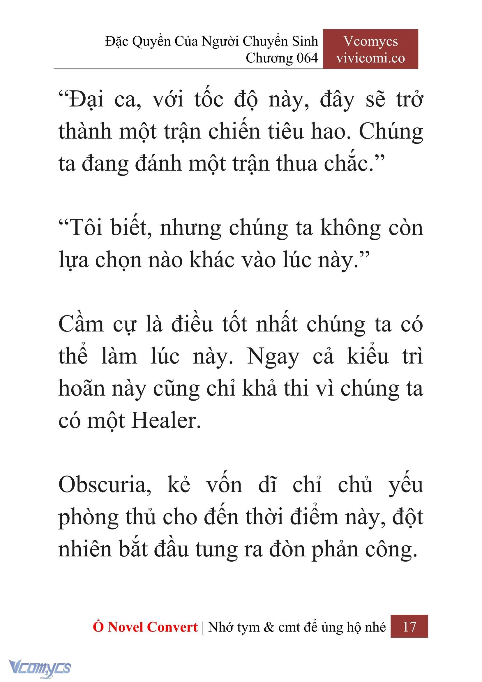 [Novel] Đặc Quyền Của Người Chuyển Sinh Chapter  64 - 19