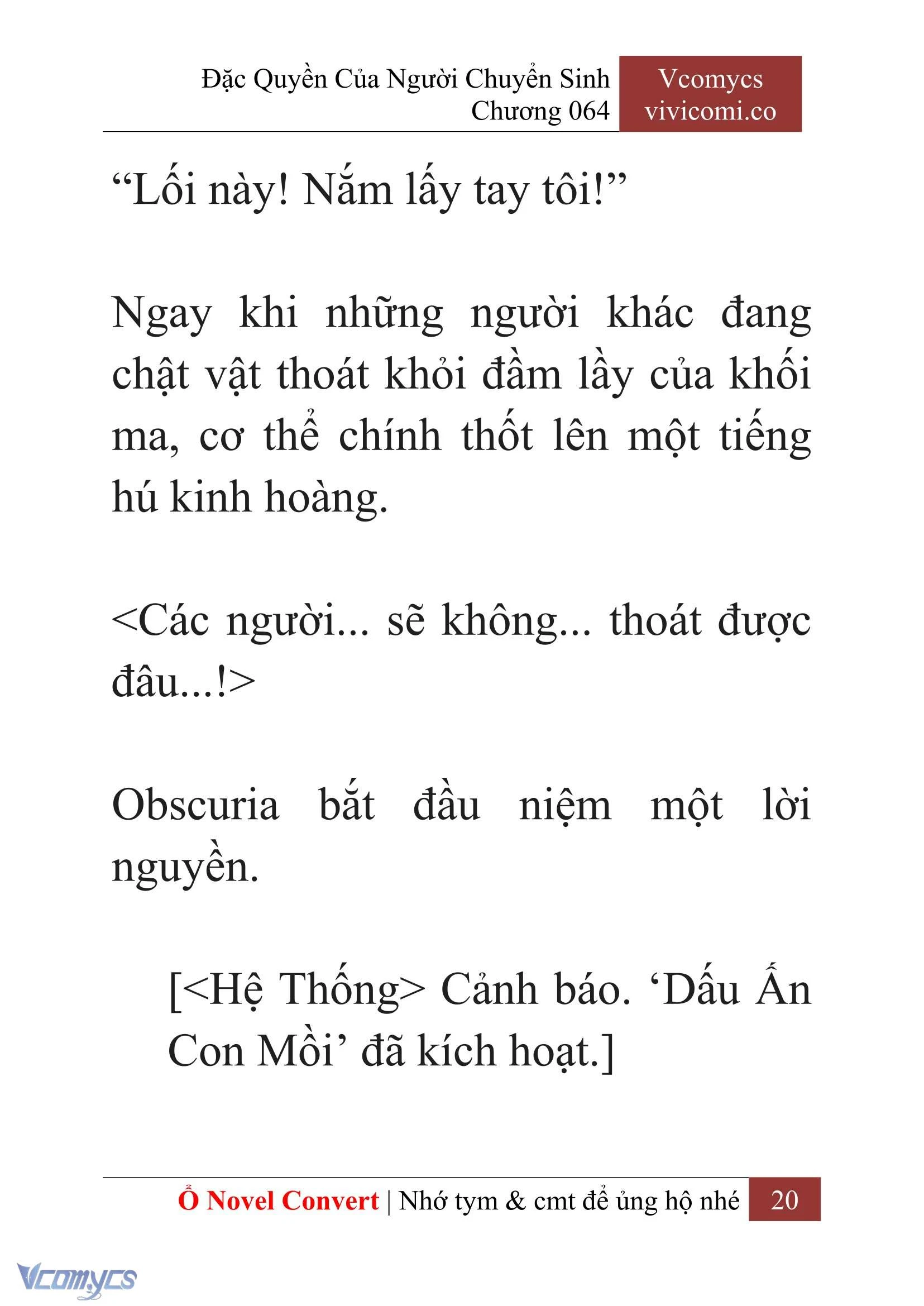[Novel] Đặc Quyền Của Người Chuyển Sinh Chapter  64 - 22