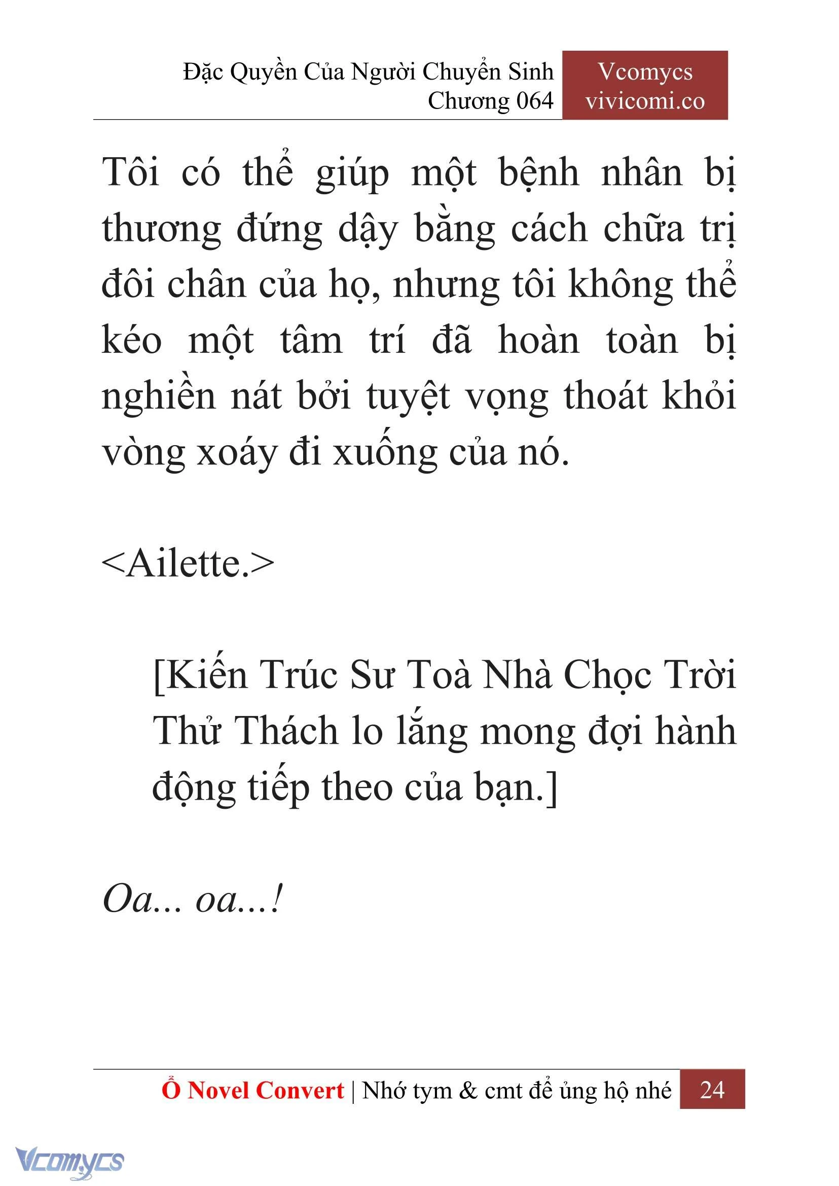 [Novel] Đặc Quyền Của Người Chuyển Sinh Chapter  64 - 26