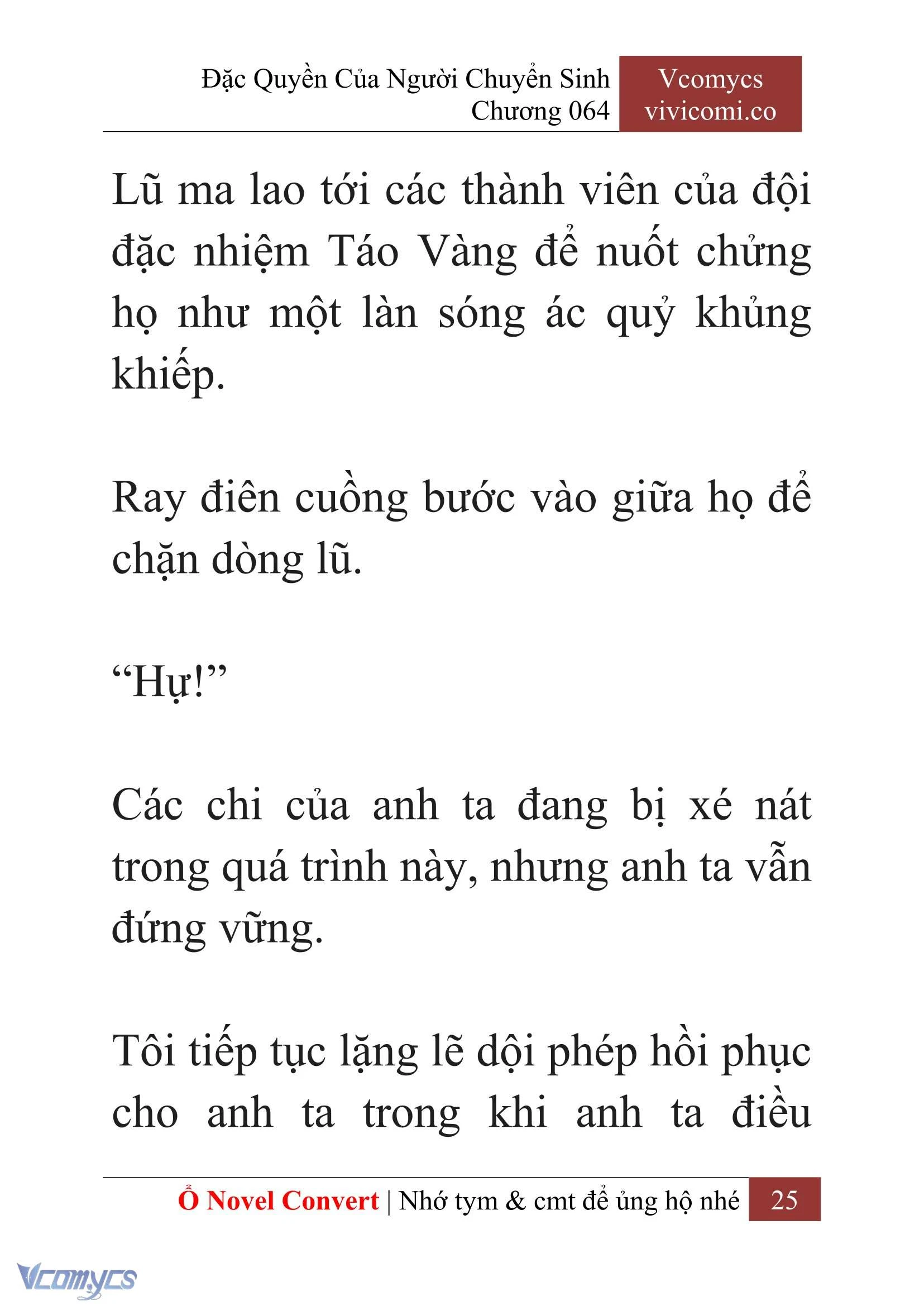 [Novel] Đặc Quyền Của Người Chuyển Sinh Chapter  64 - 27