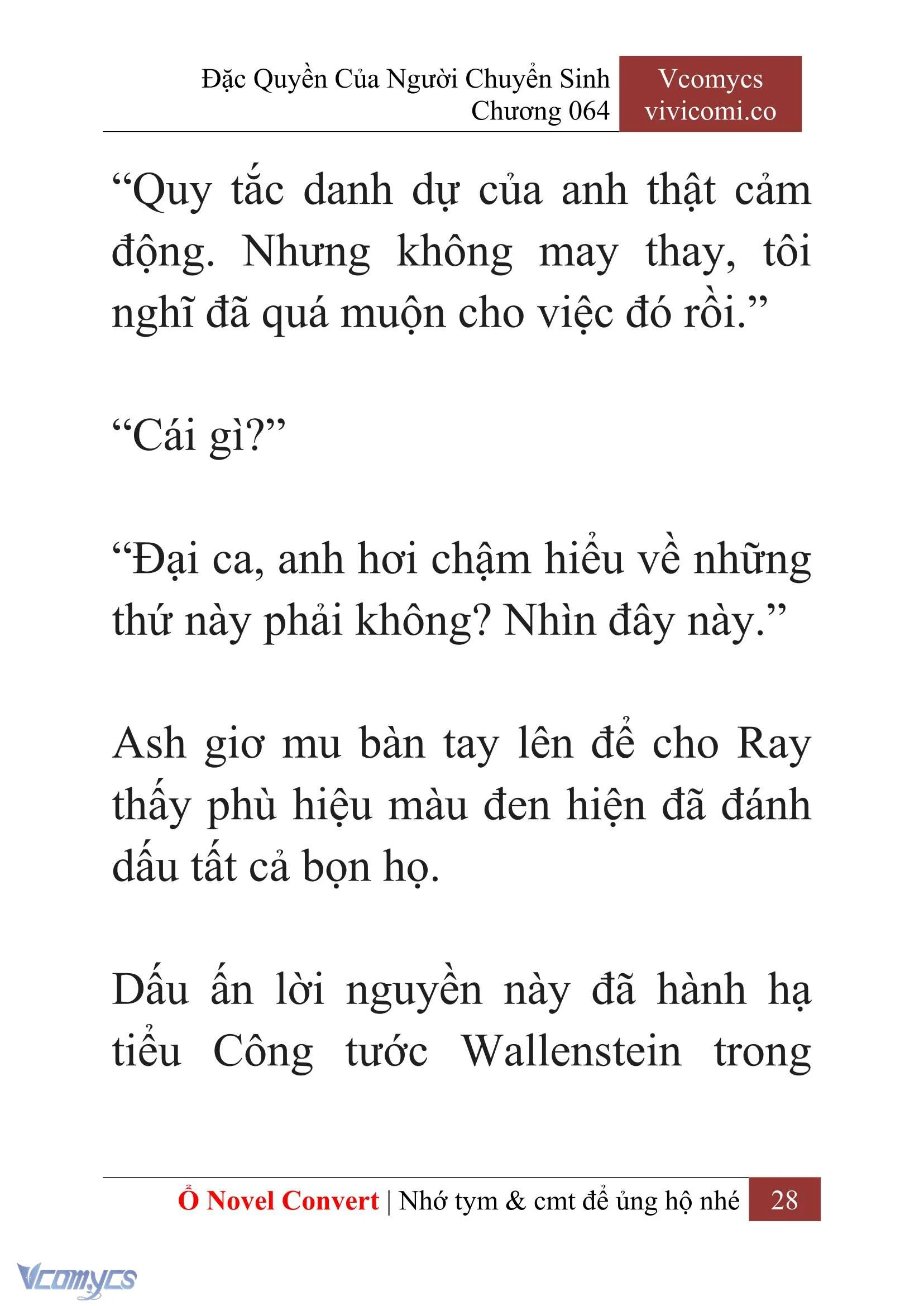 [Novel] Đặc Quyền Của Người Chuyển Sinh Chapter  64 - 30