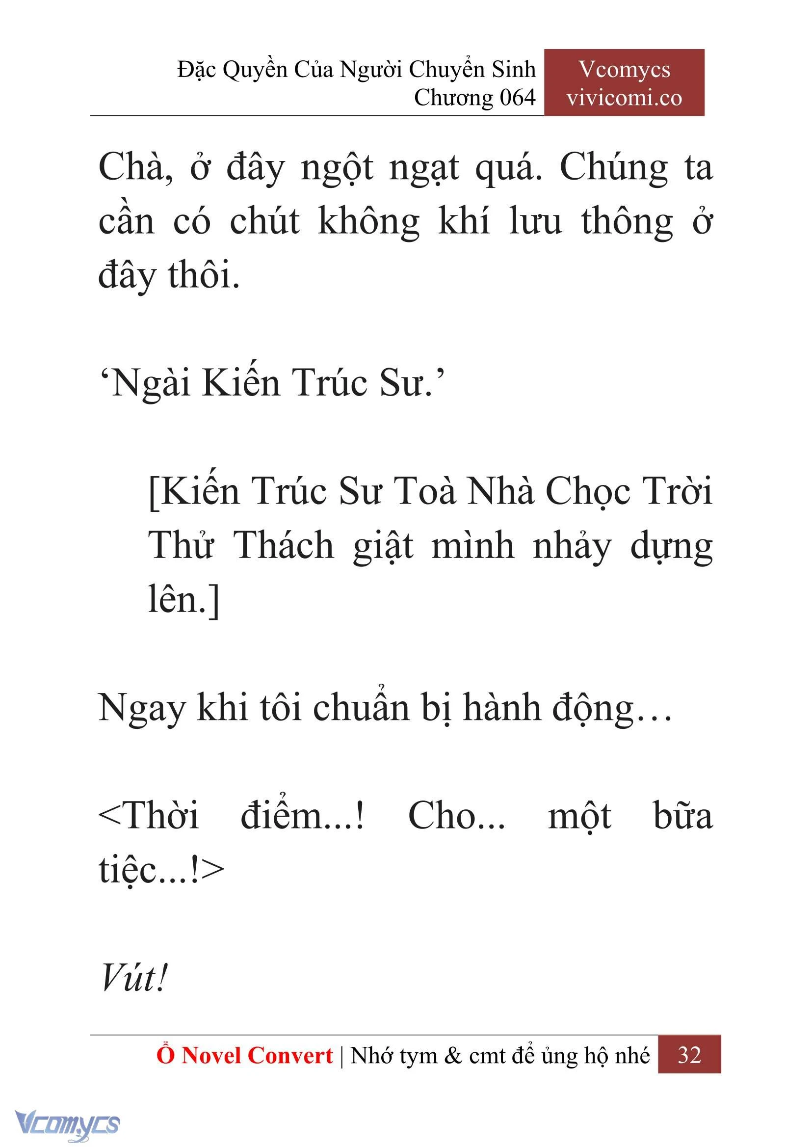 [Novel] Đặc Quyền Của Người Chuyển Sinh Chapter  64 - 34