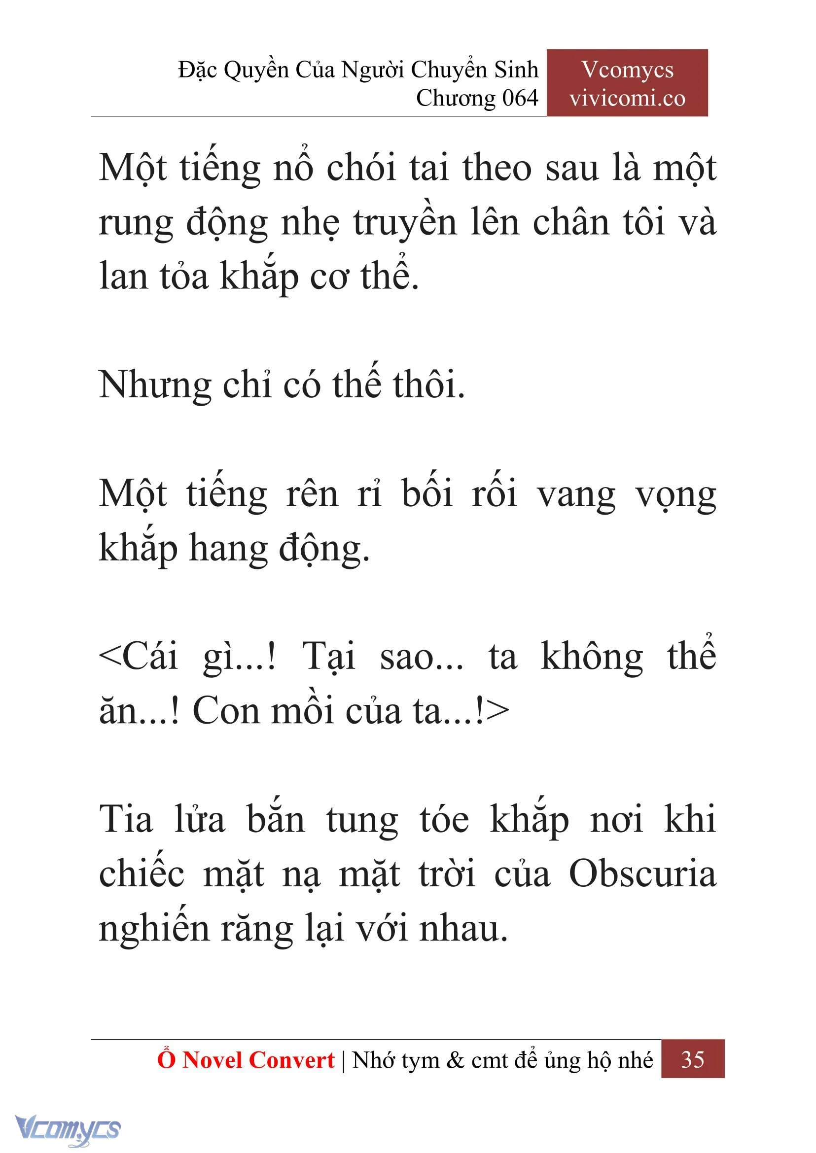 [Novel] Đặc Quyền Của Người Chuyển Sinh Chapter  64 - 37