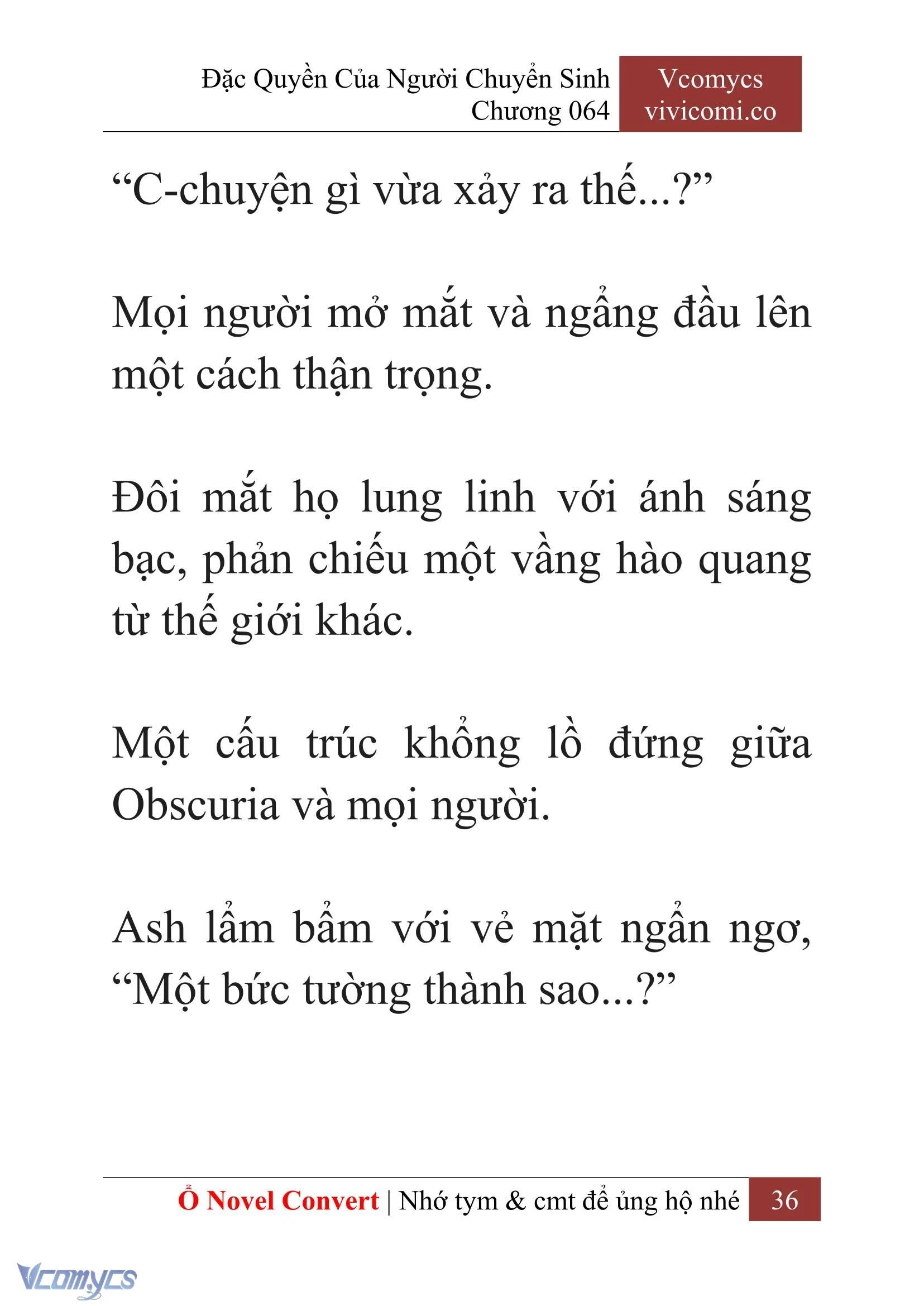 [Novel] Đặc Quyền Của Người Chuyển Sinh Chapter  64 - 38