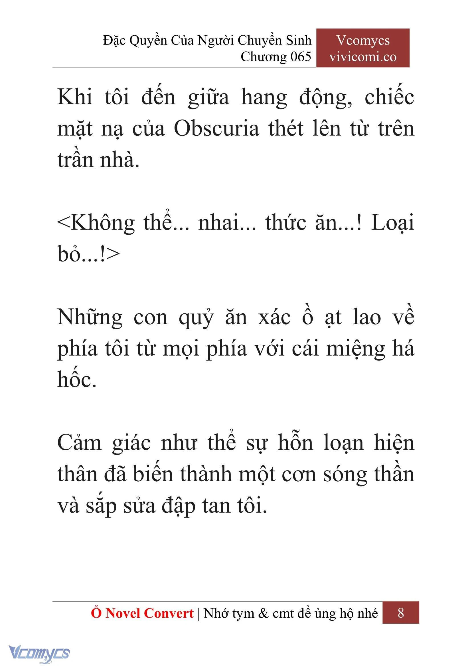 [Novel] Đặc Quyền Của Người Chuyển Sinh Chapter  65 - 10