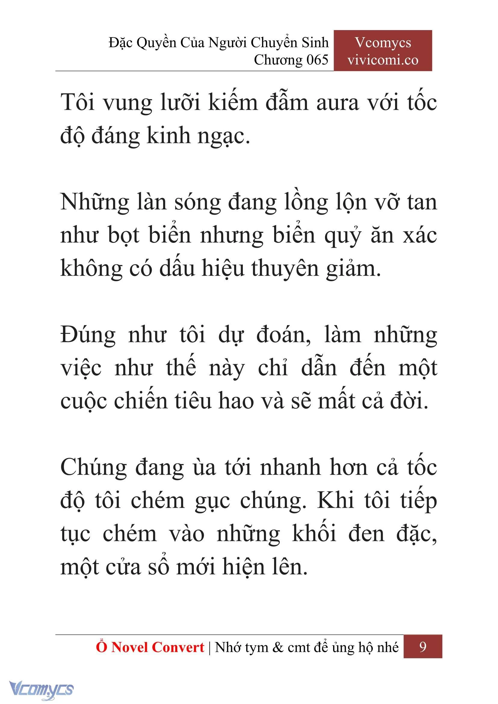 [Novel] Đặc Quyền Của Người Chuyển Sinh Chapter  65 - 11