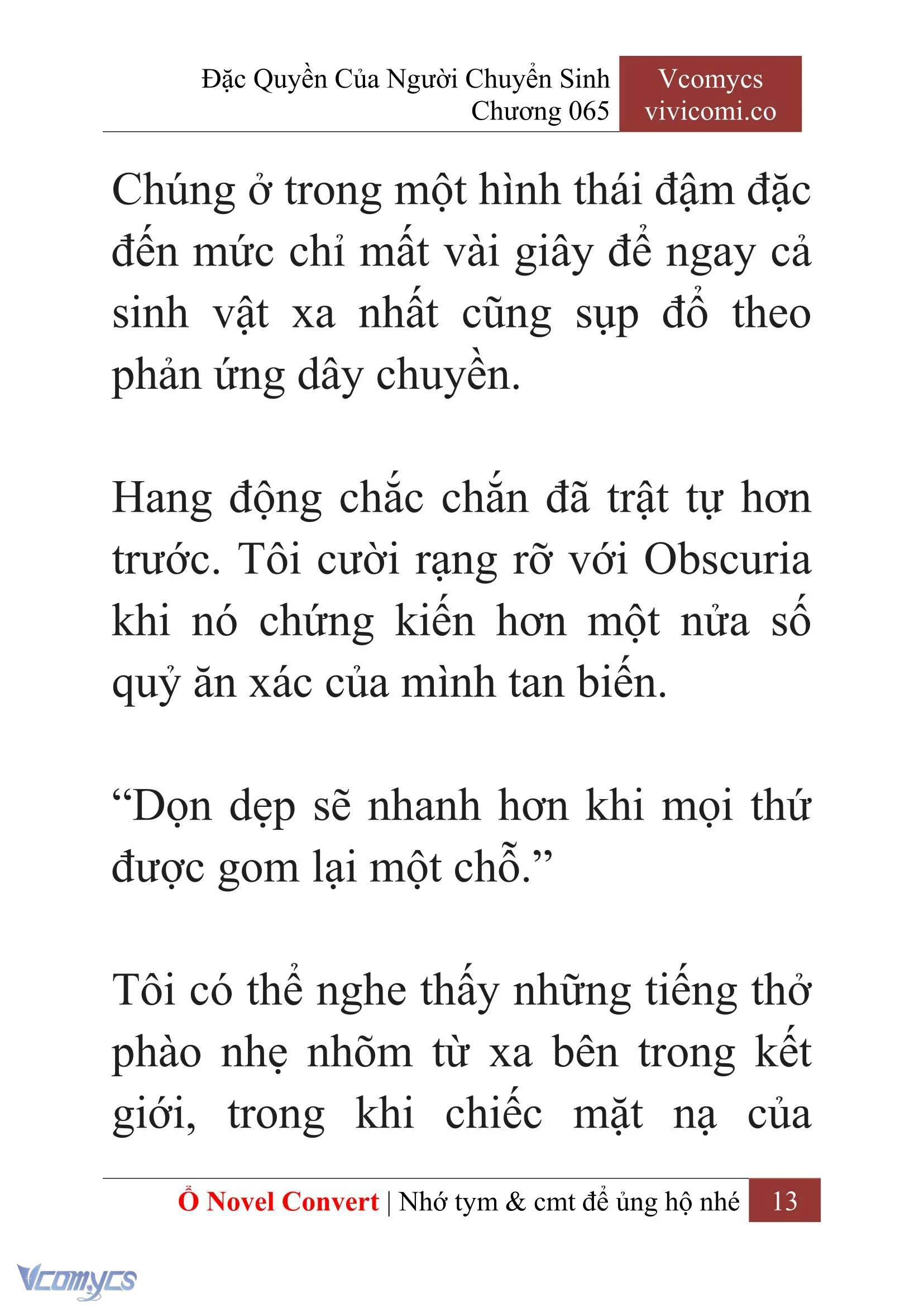 [Novel] Đặc Quyền Của Người Chuyển Sinh Chapter  65 - 15