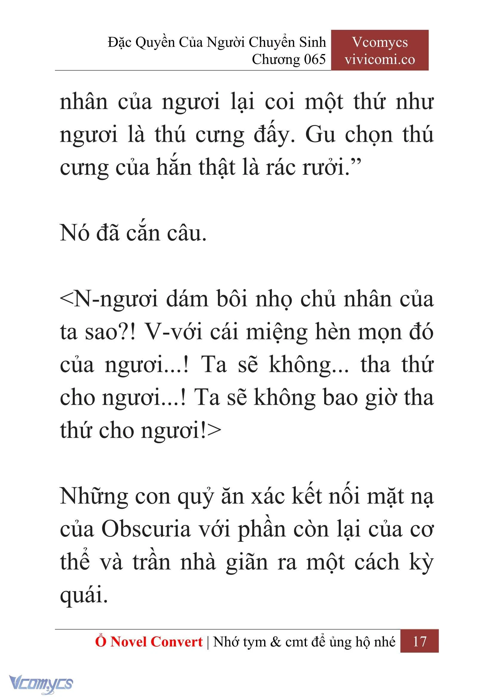 [Novel] Đặc Quyền Của Người Chuyển Sinh Chapter  65 - 19