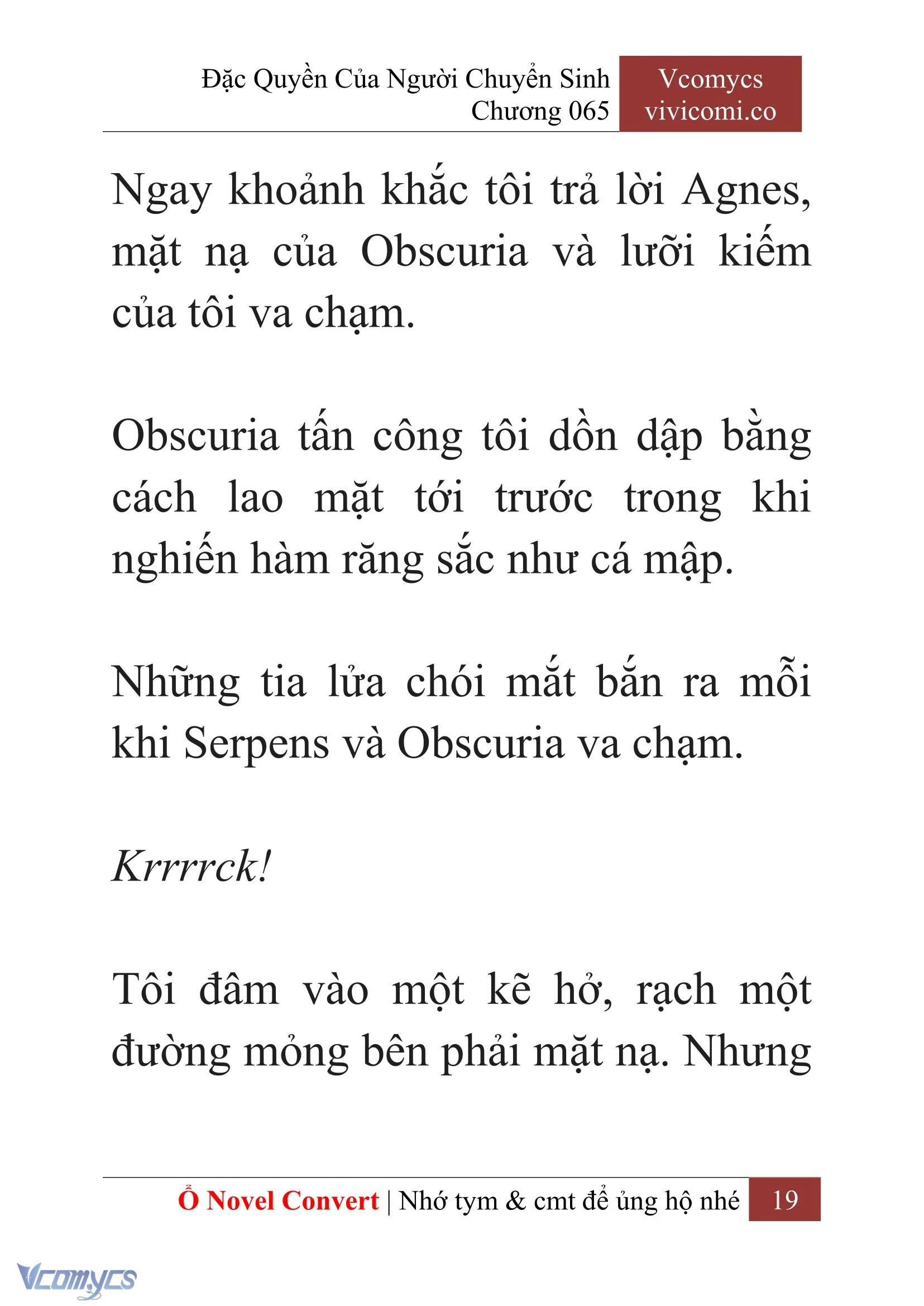 [Novel] Đặc Quyền Của Người Chuyển Sinh Chapter  65 - 21