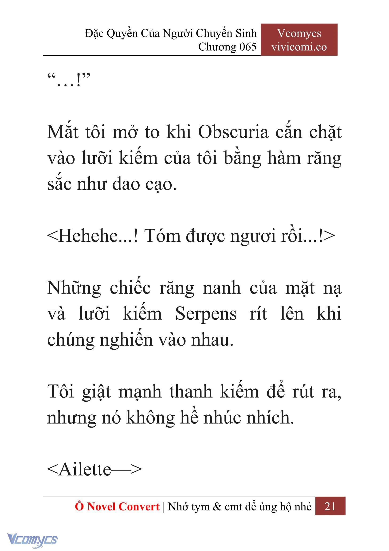 [Novel] Đặc Quyền Của Người Chuyển Sinh Chapter  65 - 23