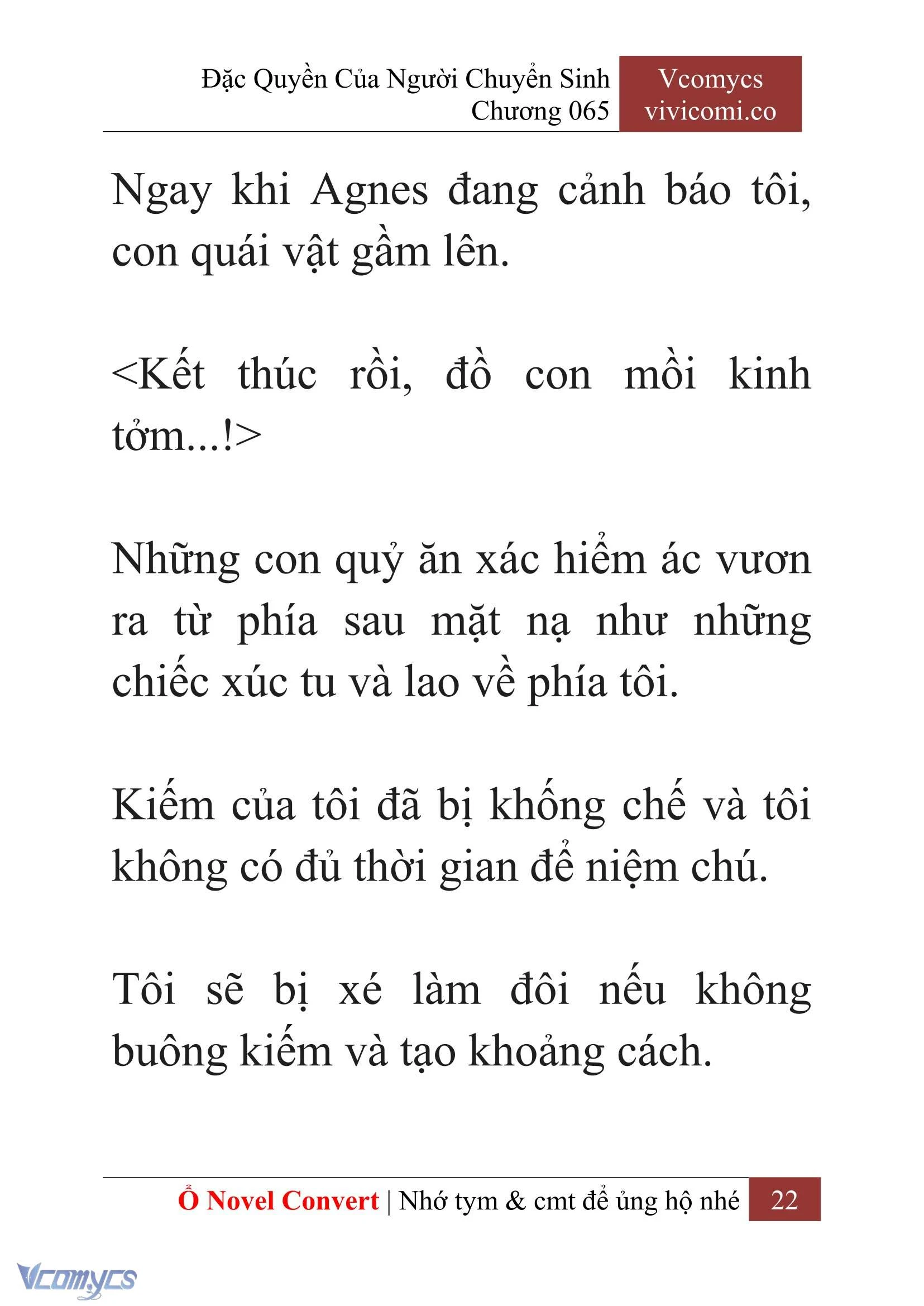 [Novel] Đặc Quyền Của Người Chuyển Sinh Chapter  65 - 24