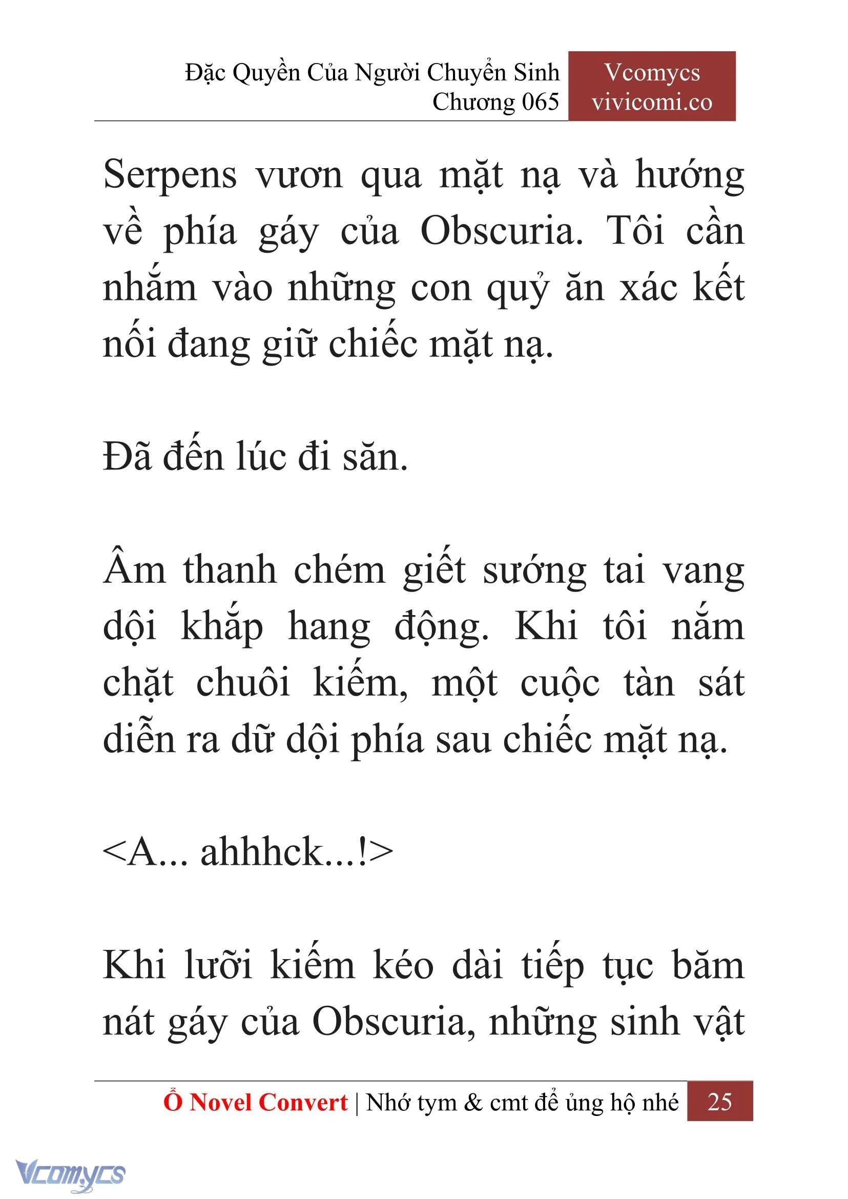 [Novel] Đặc Quyền Của Người Chuyển Sinh Chapter  65 - 27