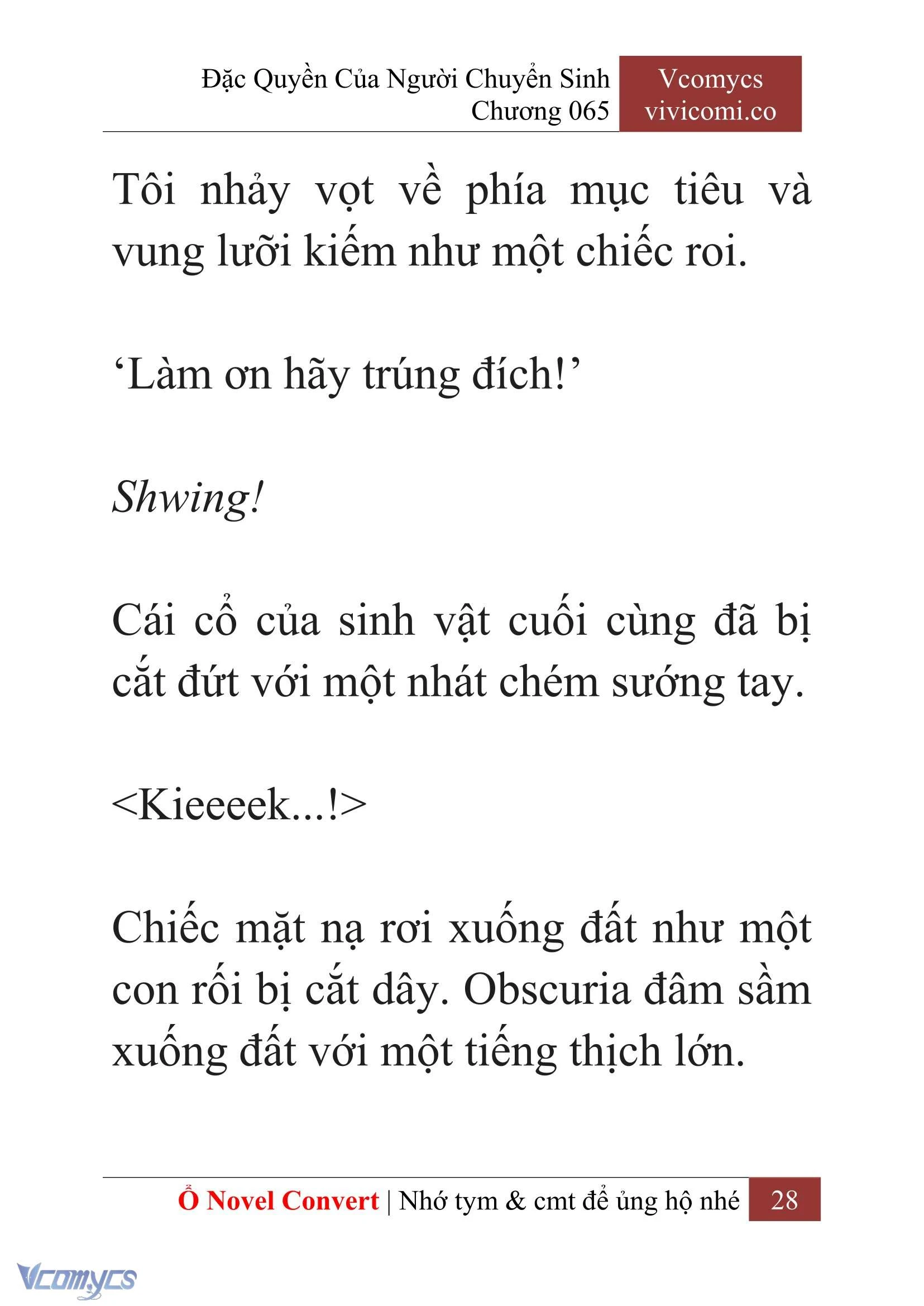 [Novel] Đặc Quyền Của Người Chuyển Sinh Chapter  65 - 30