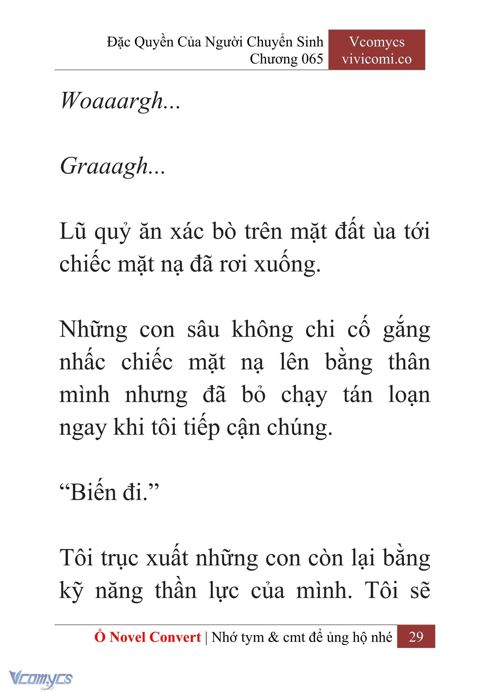 [Novel] Đặc Quyền Của Người Chuyển Sinh Chapter  65 - 31