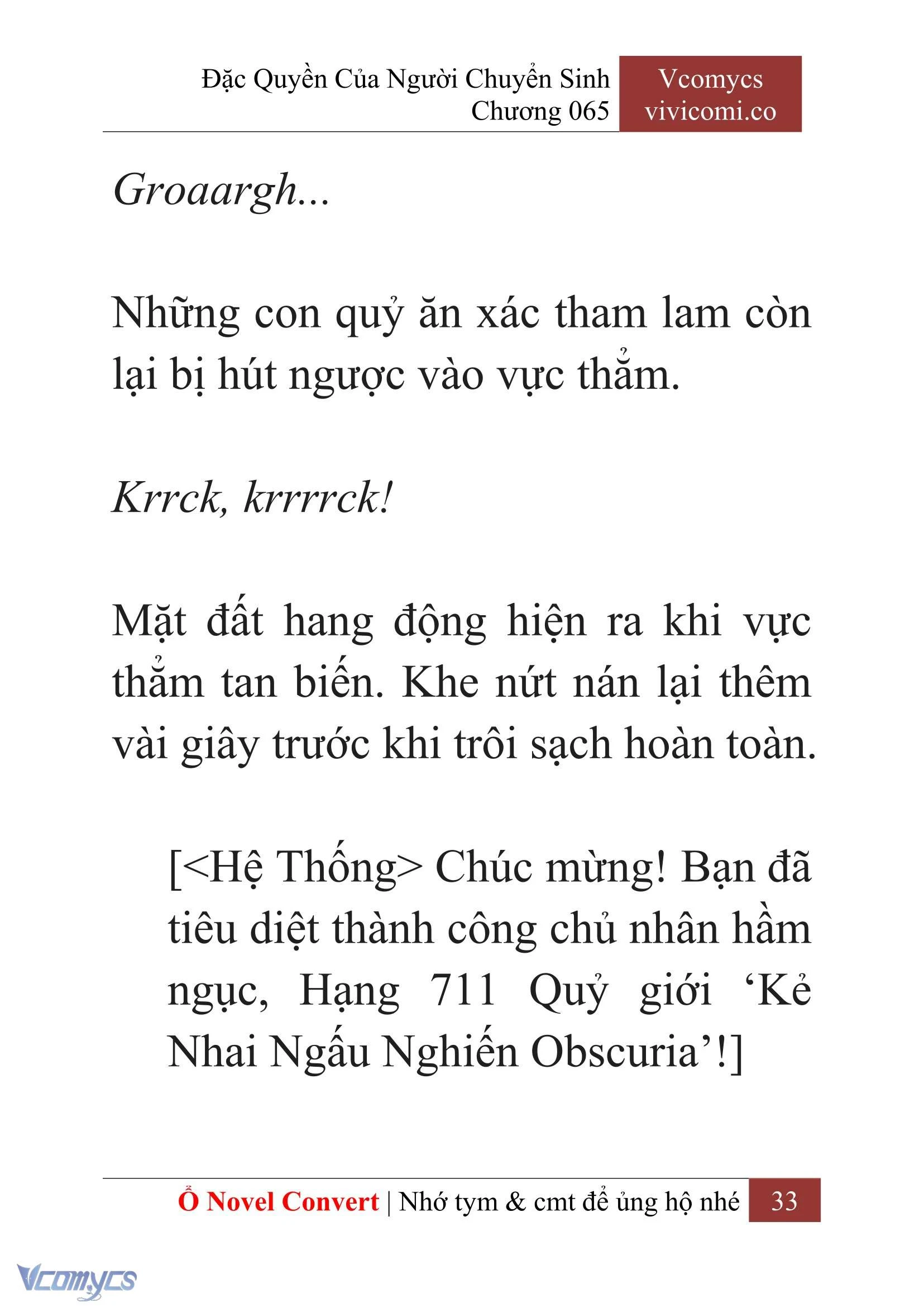 [Novel] Đặc Quyền Của Người Chuyển Sinh Chapter  65 - 35