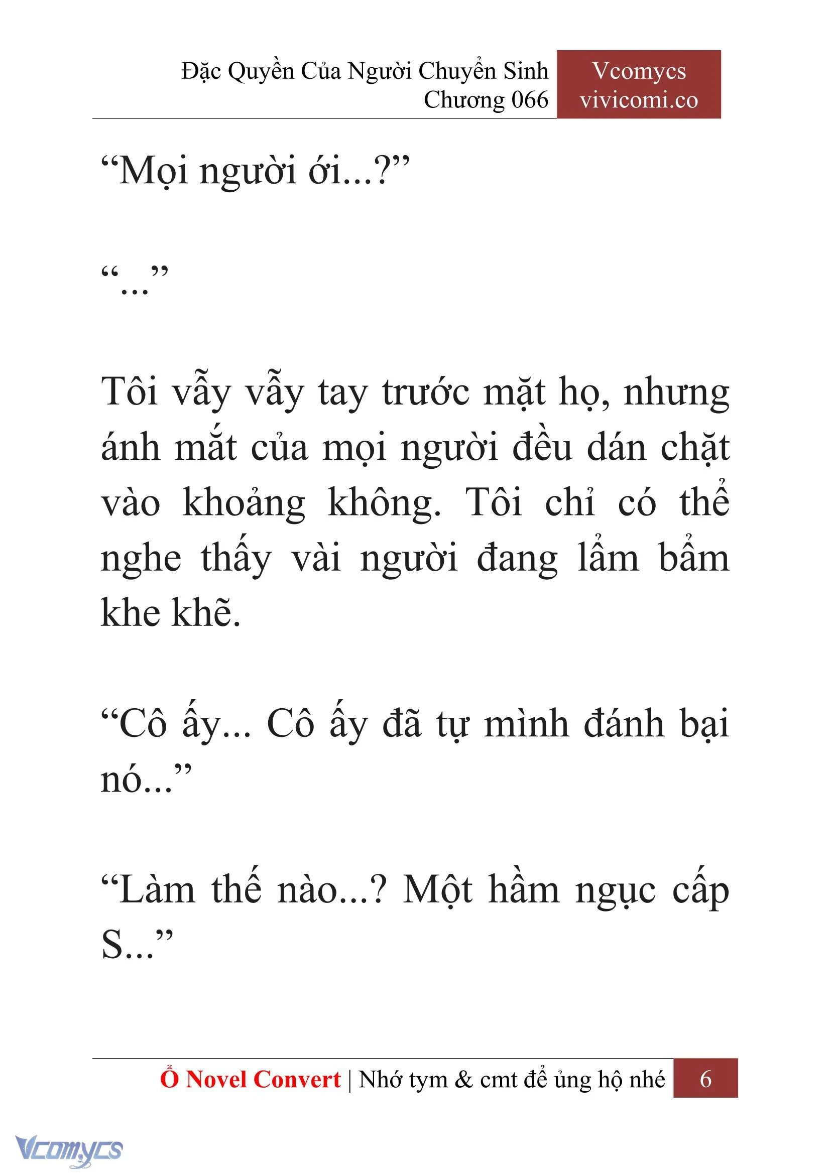 [Novel] Đặc Quyền Của Người Chuyển Sinh Chapter  66 - 8