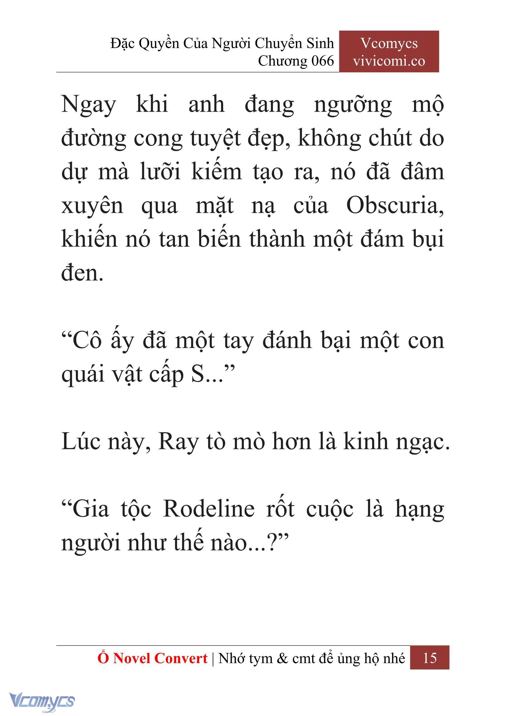 [Novel] Đặc Quyền Của Người Chuyển Sinh Chapter  66 - 17
