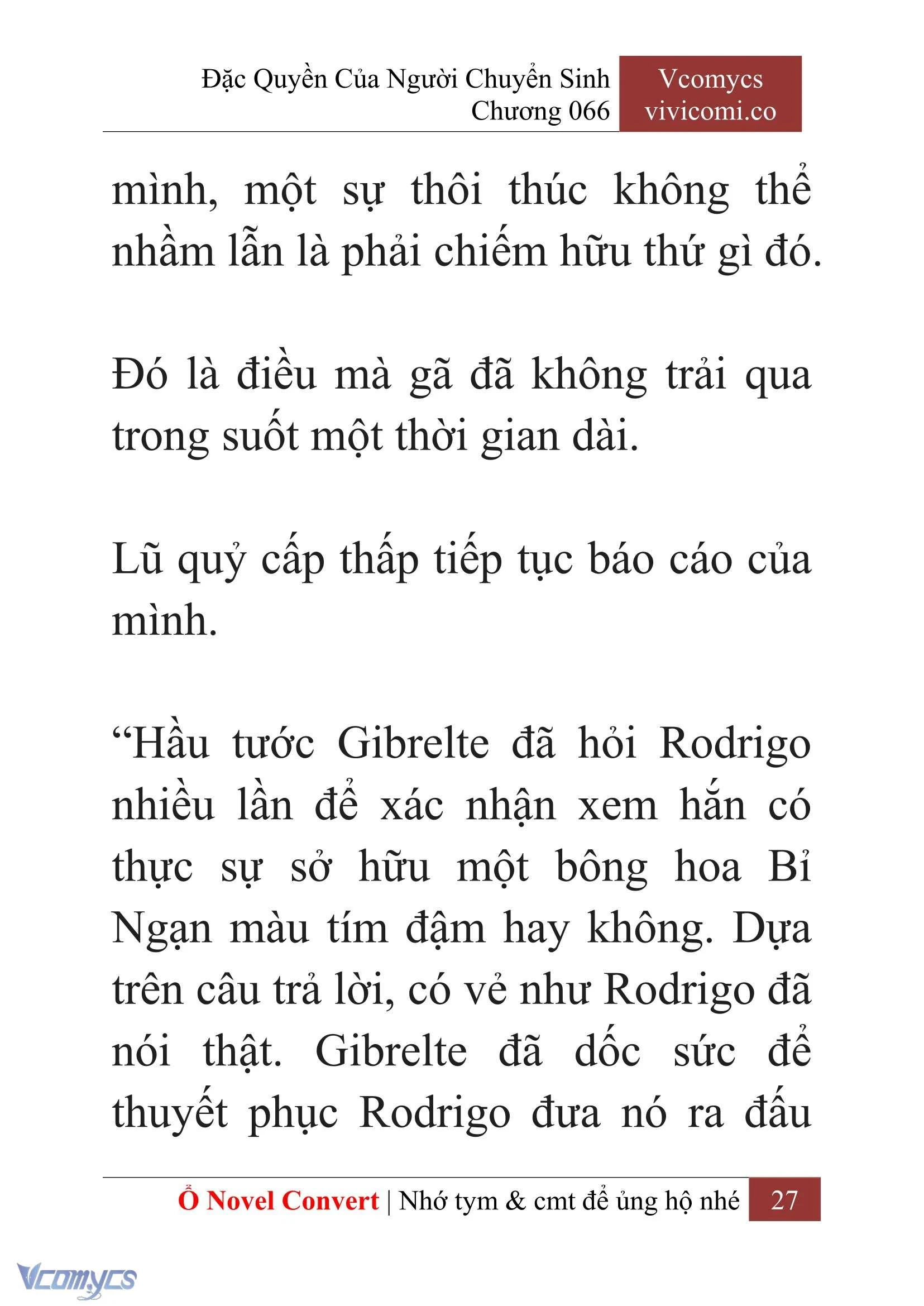 [Novel] Đặc Quyền Của Người Chuyển Sinh Chapter  66 - 29