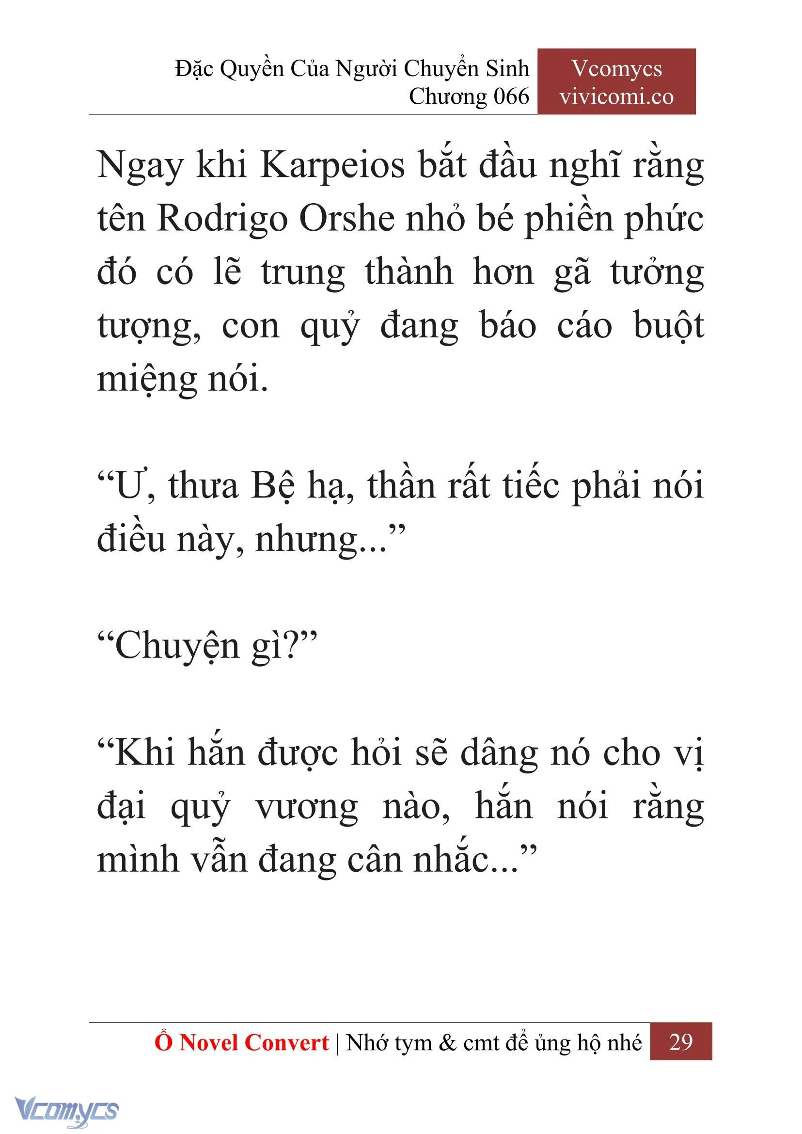 [Novel] Đặc Quyền Của Người Chuyển Sinh Chapter  66 - 31