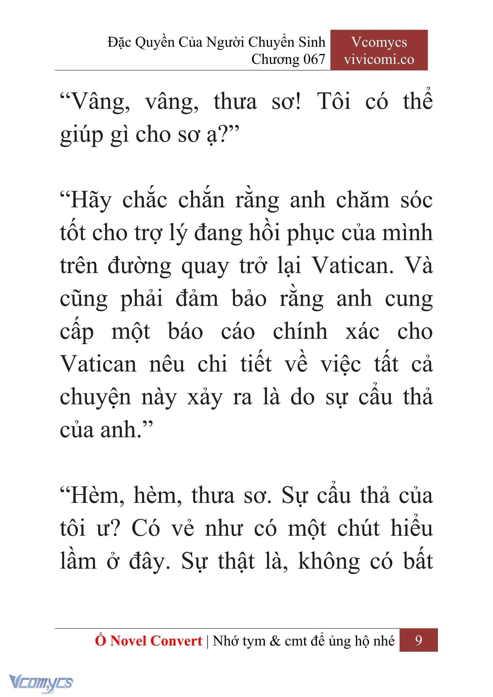 [Novel] Đặc Quyền Của Người Chuyển Sinh Chapter  67 - 11