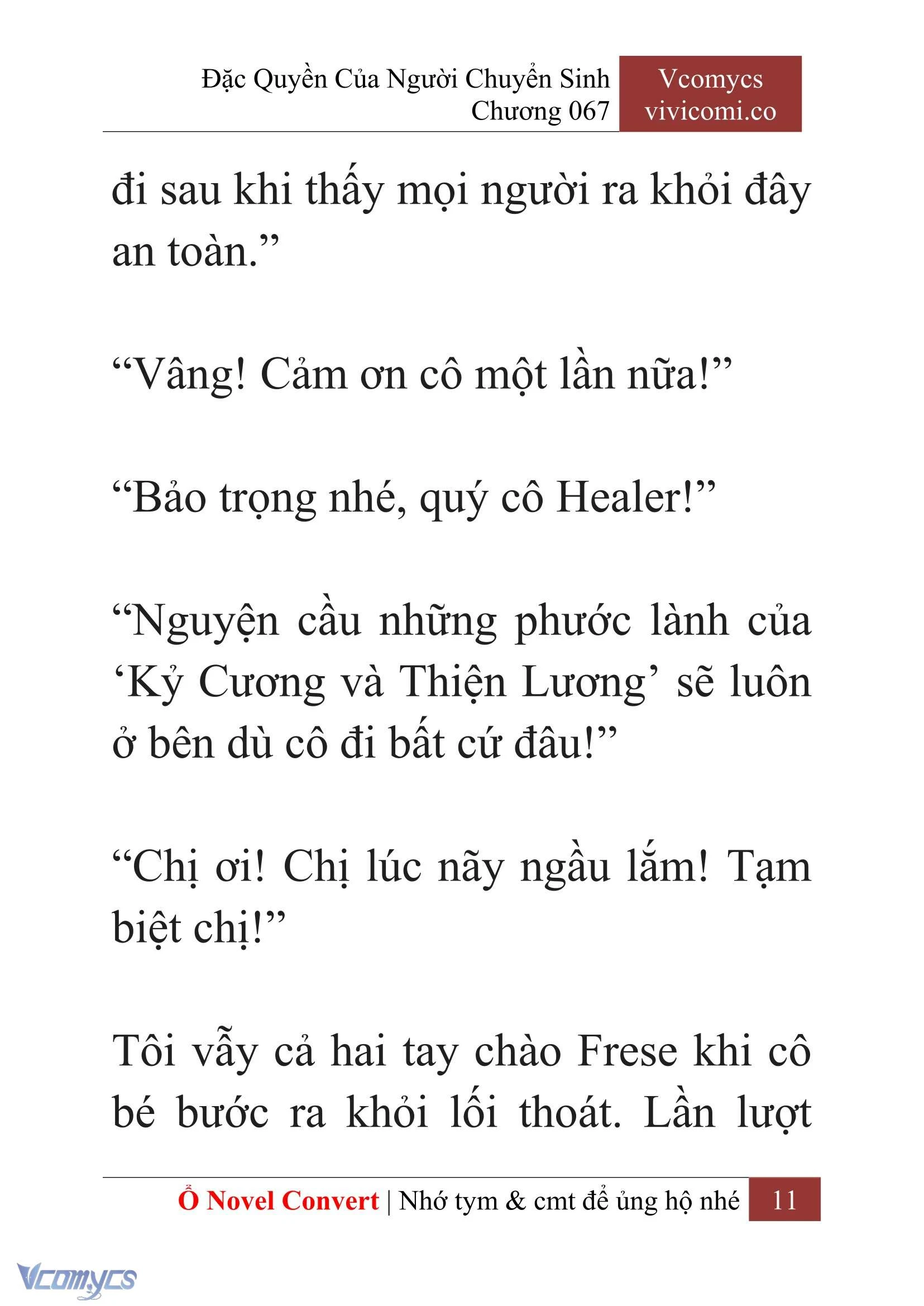 [Novel] Đặc Quyền Của Người Chuyển Sinh Chapter  67 - 13