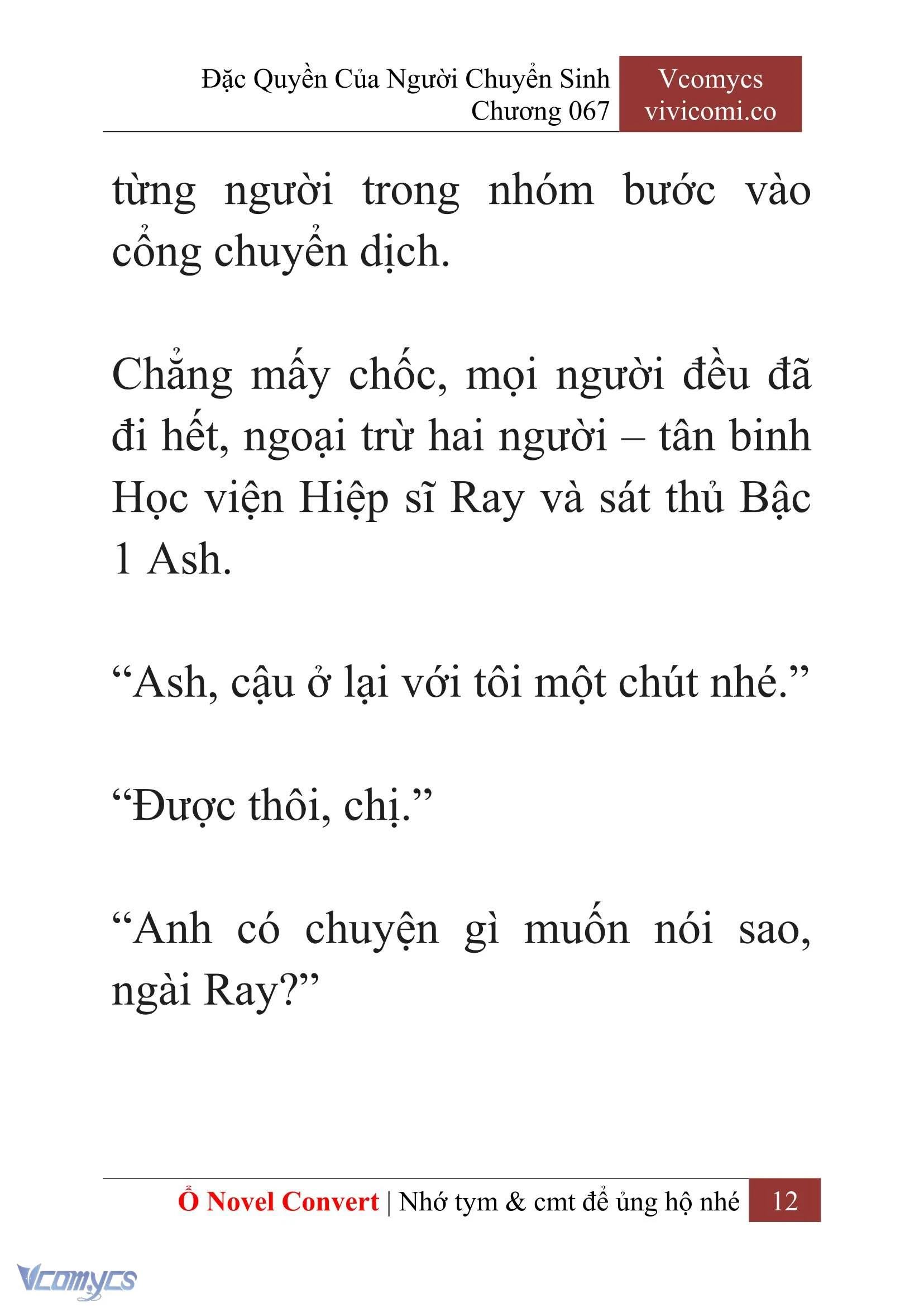 [Novel] Đặc Quyền Của Người Chuyển Sinh Chapter  67 - 14