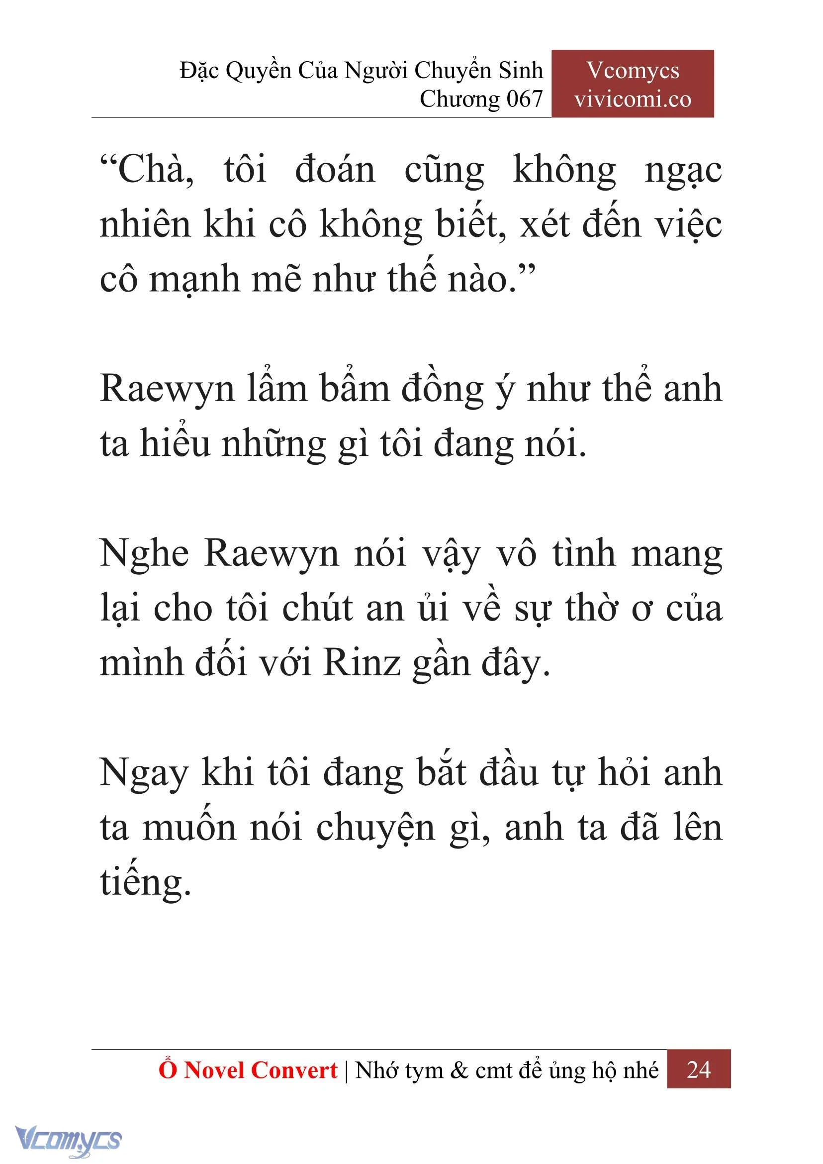 [Novel] Đặc Quyền Của Người Chuyển Sinh Chapter  67 - 26